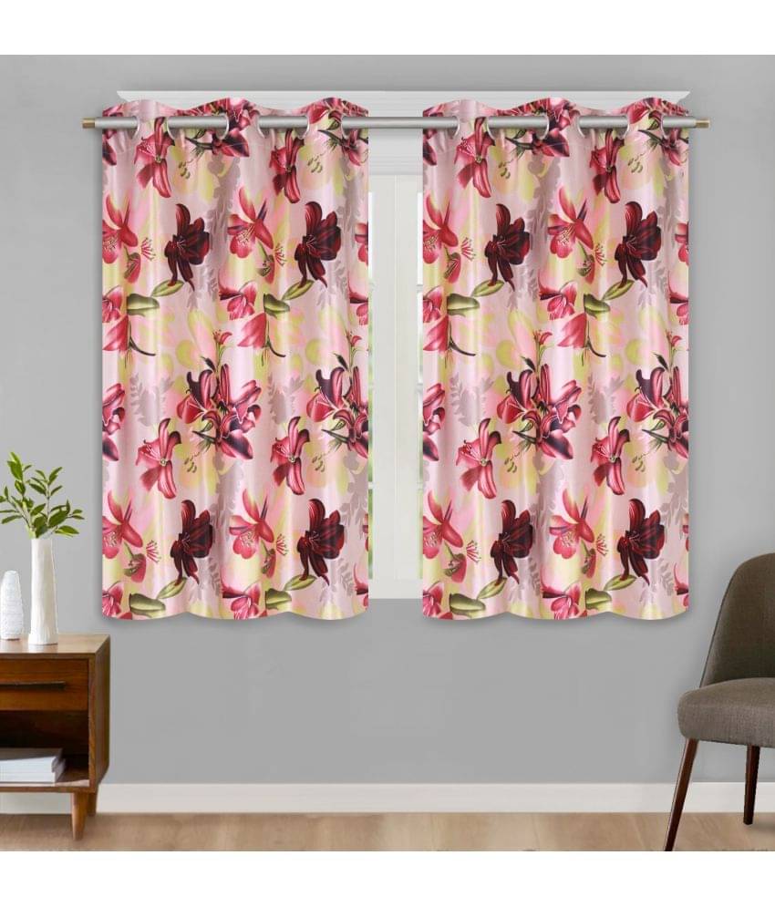 Home Candy Set of 2 Window Blackout Room Darkening Eyelet Polyester Red Curtains ( 152 x 120 cm ) Home Candy Set of 2 Window Blackout Room Darkening Eyelet Polyester Red Curtains ( 152 x 120 cm )