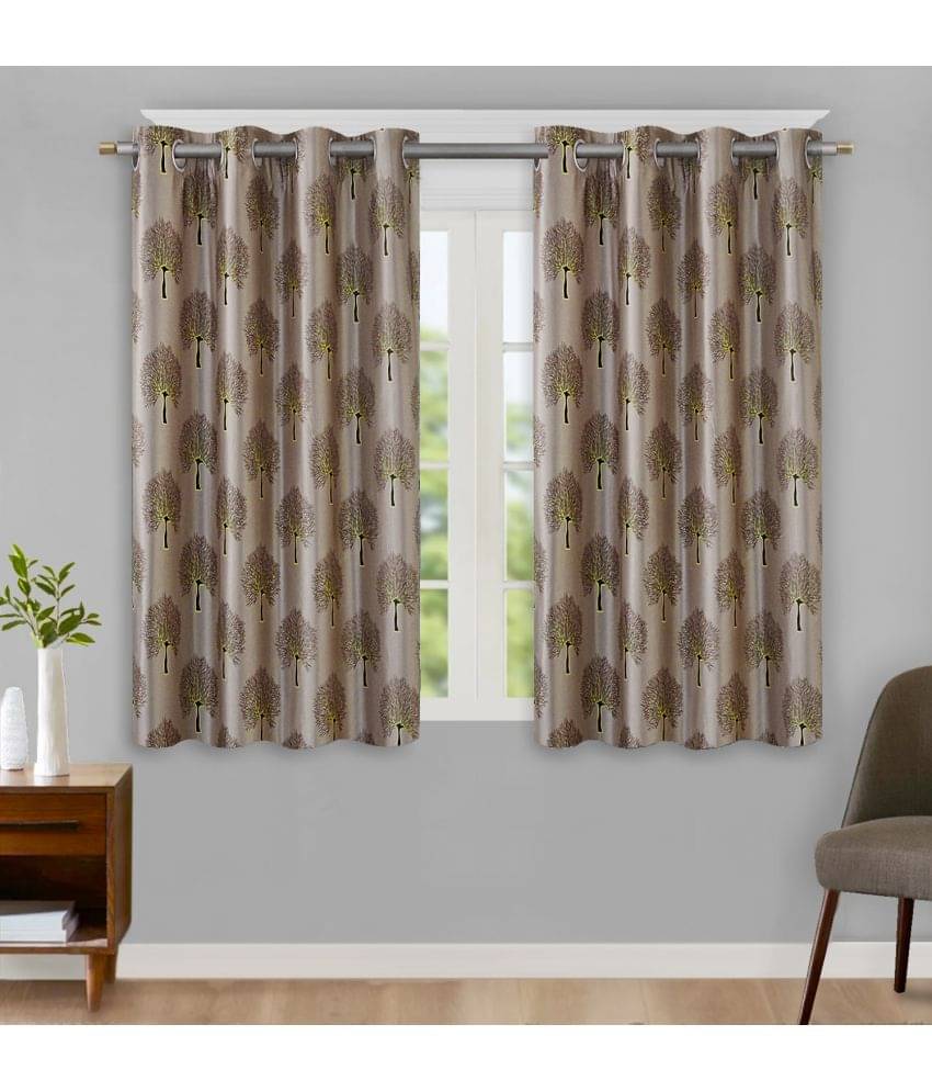 Home Candy Set of 2 Window Blackout Room Darkening Eyelet Polyester Brown Curtains ( 152 x 120 cm ) Home Candy Set of 2 Window Blackout Room Darkening Eyelet Polyester Brown Curtains ( 152 x 120 cm )