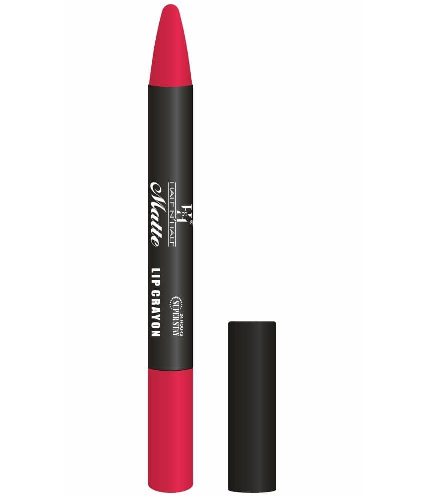 Half N Half Matte Lip Crayon Velvet Soft | Long Lasting | Non-Transfer | 24h Super Stay, 14 On Fire (3.5gm) Half N Half Matte Lip Crayon Velvet Soft | Long Lasting | Non-Transfer | 24h Super Stay, 14 On Fire (3.5gm)