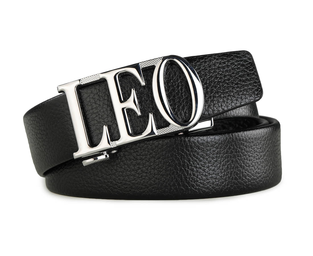 Loopa Black PU Casual Belt Pack of 1