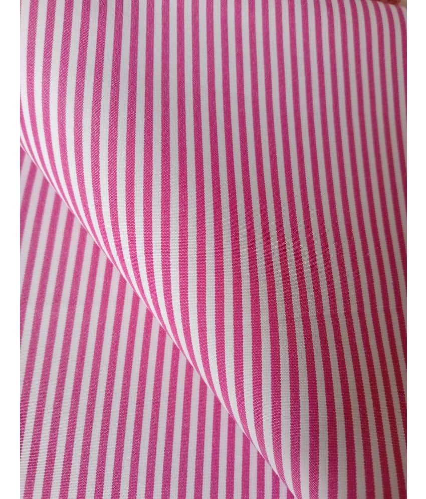 Makhanchor Pink 100 Percent Cotton Unstitched Shirt pc Single - Unstitched Fabrics | Buy online on ZillyBuy