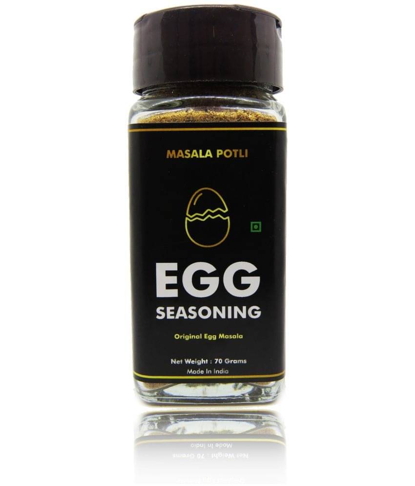 Masala Potli Egg Seasoning Sprinkles Masala for Boiled Egg, Scrambled Egg, Omlet Powder 70 gm Masala Potli Egg Seasoning Sprinkles Masala for Boiled Egg, Scrambled Egg, Omlet Powder 70 gm