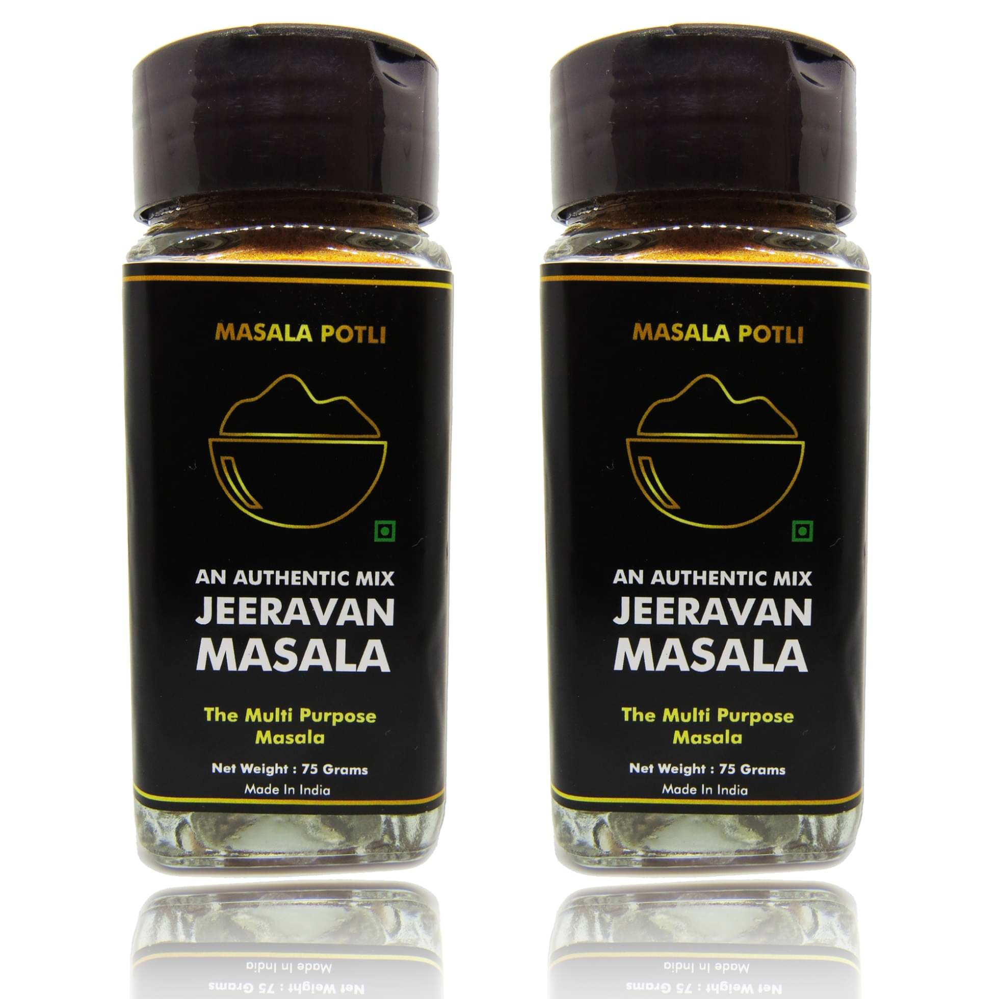     			Masala Potli Indore Jeeravan Masala Powder for Poha, Khakhra Pack of 2 (75x2) Powder 150 gm