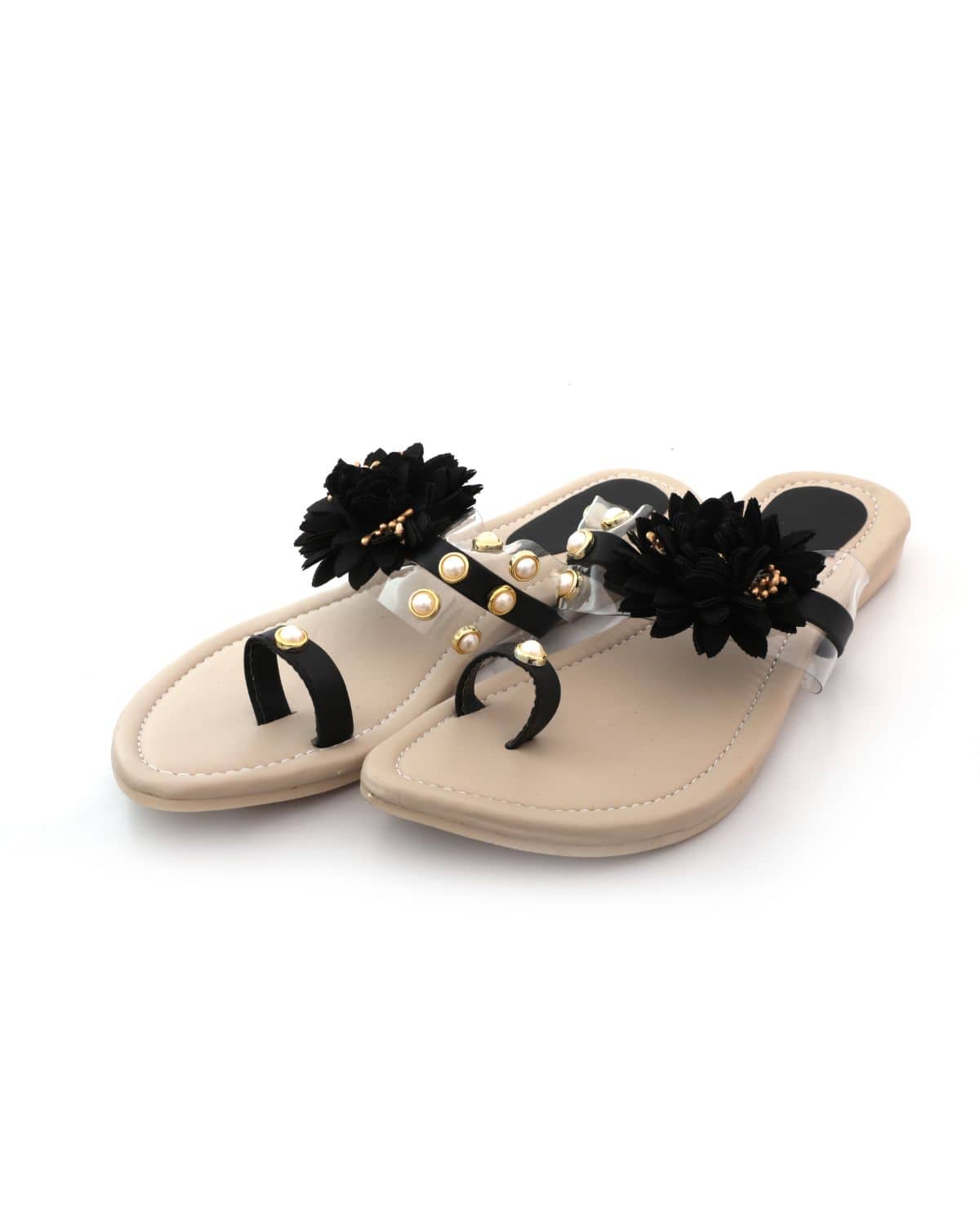 Apratim Beige Flats