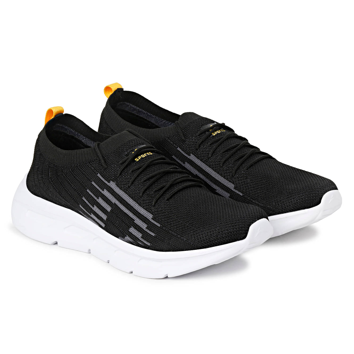 JQR MOJ 411 Black Running Shoes JQR MOJ 411 Black Running Shoes