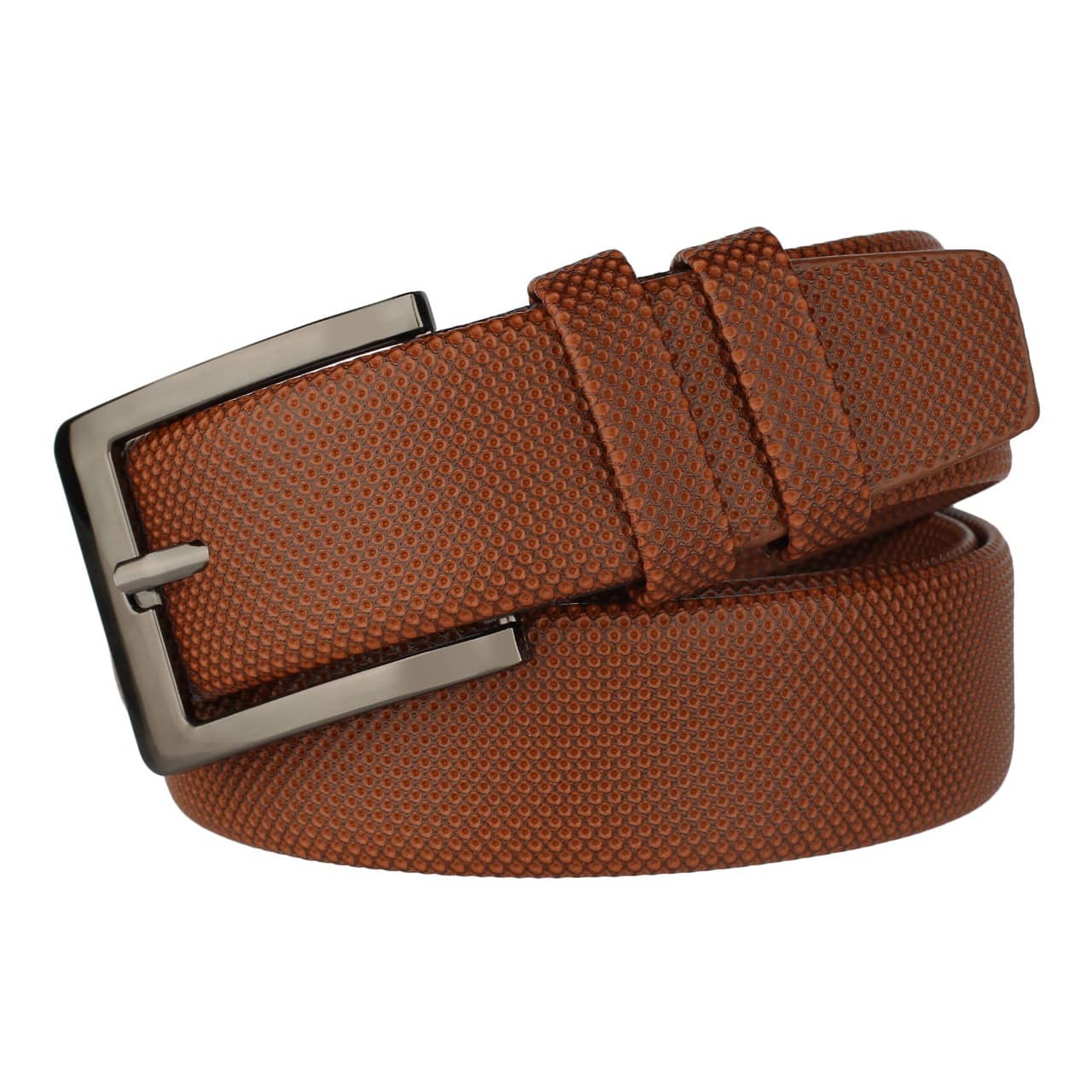 Loopa Tan PU Formal Belt Pack of 1