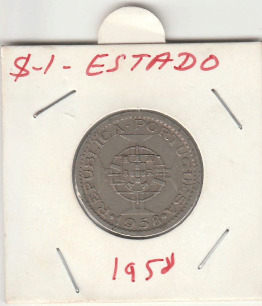 NUMISMATTECLY EXTREMELY RARE AND COLLECTIBLE  ONE, ESTADO DA INDIA,REPUBLICA PORTUGUESE.YEAR-1958-IN VERY  FINE CONDITION ,,HIGHLY COLLECTIBLE  PLEASE CHECK PICTURE CAREFULLY BEFORE ORDER ,PLEASE DONT PLACE FAKE  ORDER.     			NUMISMATTECLY EXTREMELY RARE AND COLLECTIBLE  ONE, ESTADO DA INDIA,REPUBLICA PORTUGUESE.YEAR-1958-IN VERY  FINE CONDITION ,,HIGHLY COLLECTIBLE  PLEASE CHECK PICTURE CAREFULLY BEFORE ORDER ,PLEASE DONT PLACE FAKE  ORDER.