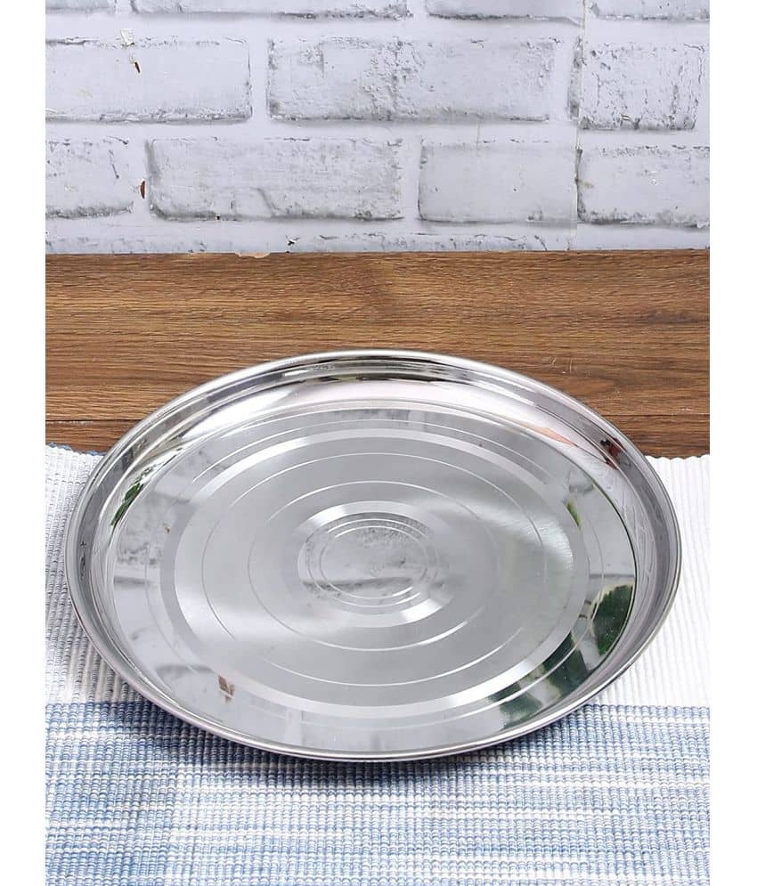 Neelam 1 Pcs Stainless Steel Half Plate