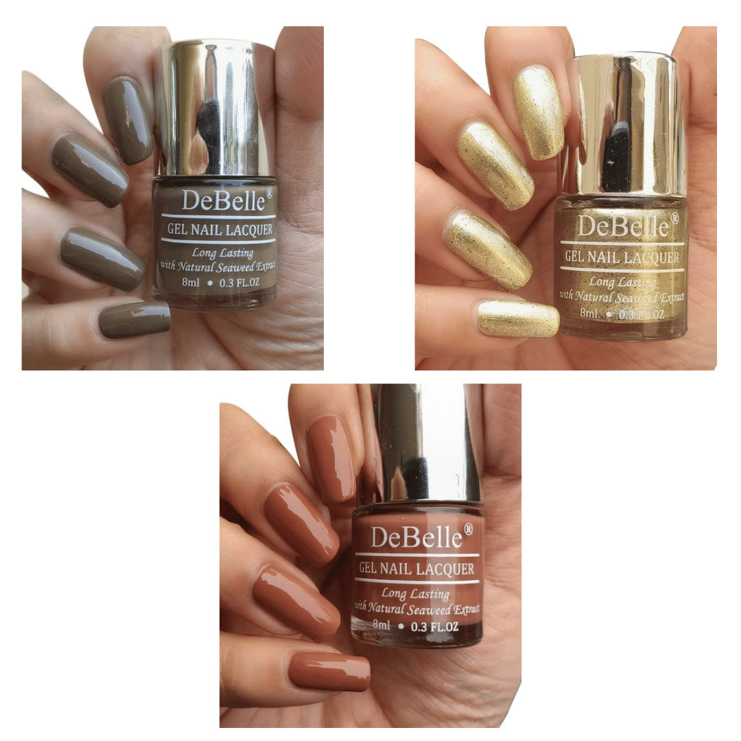     			DeBelle Multi Glossy Nail Polish 24 ( Pack of 3 )