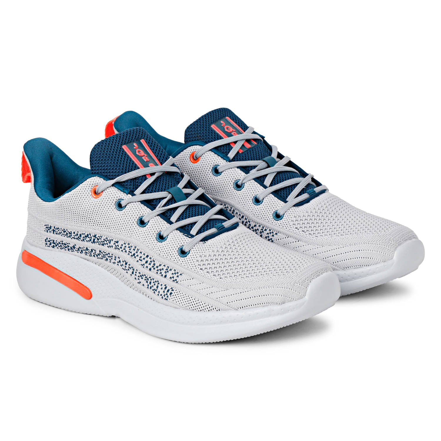 JQR Grey Men's Sports Running Shoes JQR Grey Men's Sports Running Shoes