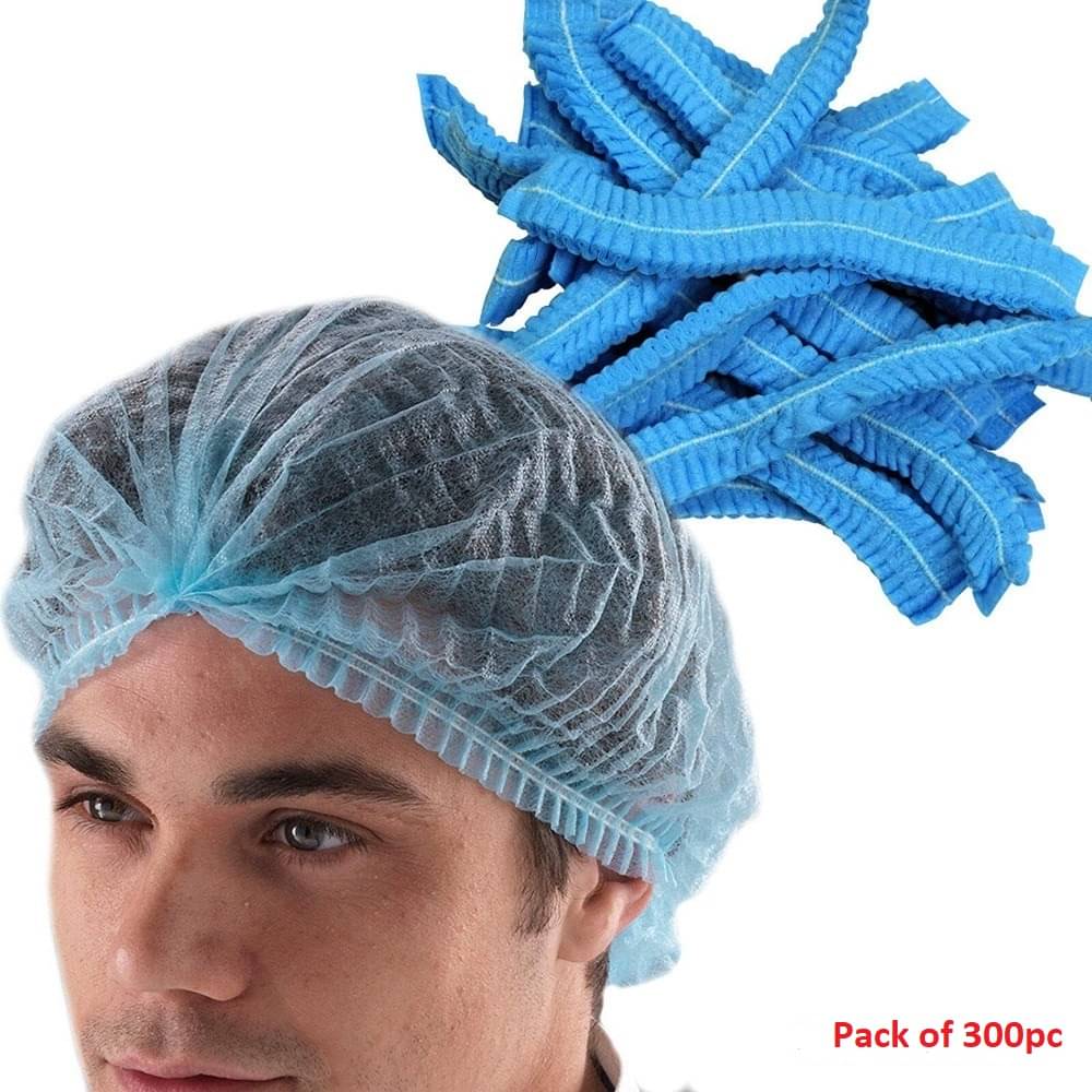 Krishzone blue cap 300pc NON woven surgical cap blue color pack of 300pc Pack of 3 Krishzone blue cap 300pc NON woven surgical cap blue color pack of 300pc Pack of 3