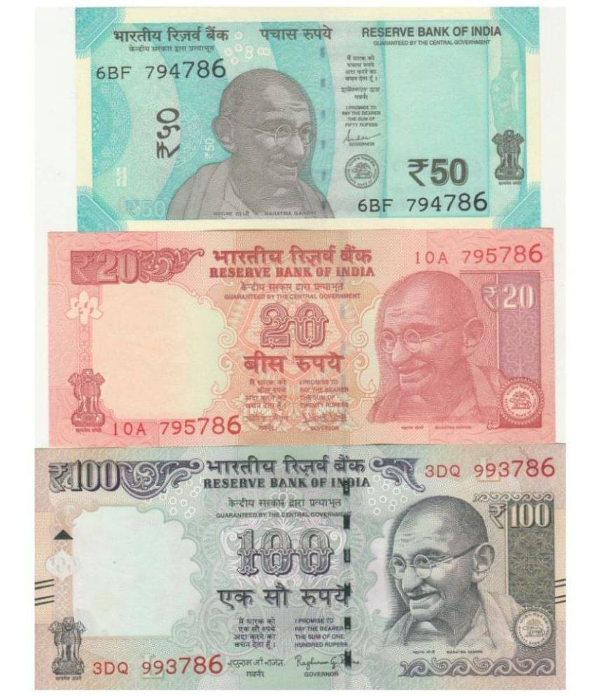 NUMISMATTECLY EXTREMELY RARE AND COLLECTIBLE -THREE PICE SET-TWENTY R..S ,FIFTY R..S AND HUNDRED R..S, YEAR-2016-2017-2018-2019 ,ANY MIX DATE SEND, WITH HOLY NUMBER -786. FIND 786 NUMBER IN LAST IS VERY HARD , NUMISMATTECLY EXTREMELY RARE AND COLLECTIBLE -THREE PICE SET-TWENTY R..S ,FIFTY R..S AND HUNDRED R..S, YEAR-2016-2017-2018-2019 ,ANY MIX DATE SEND, WITH HOLY NUMBER -786. FIND 786 NUMBER IN LAST IS VERY HARD ,