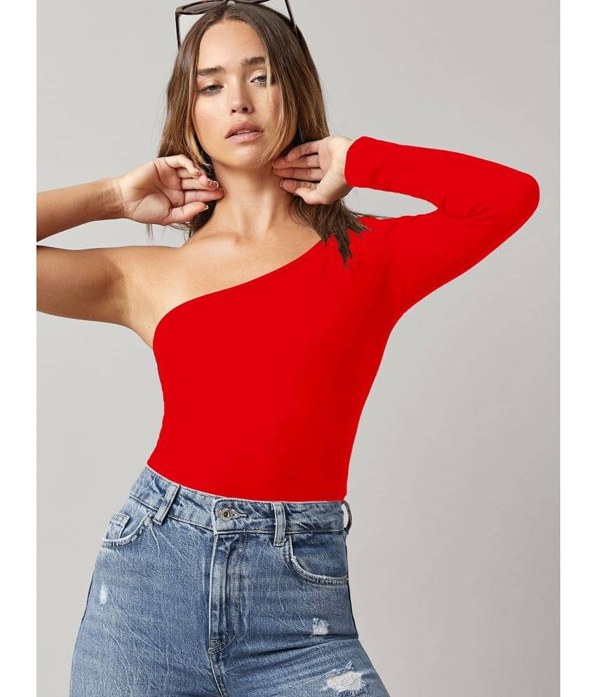 Aahwan Women's Polyester Regular Top ( Red ) Aahwan Women's Polyester Regular Top ( Red )