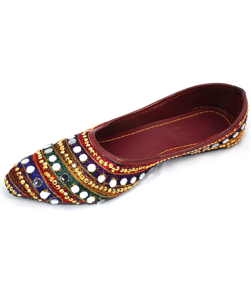 Apratim Multi Color Ethnic Footwear - Ethnic Shoes | Buy online on ZillyBuy