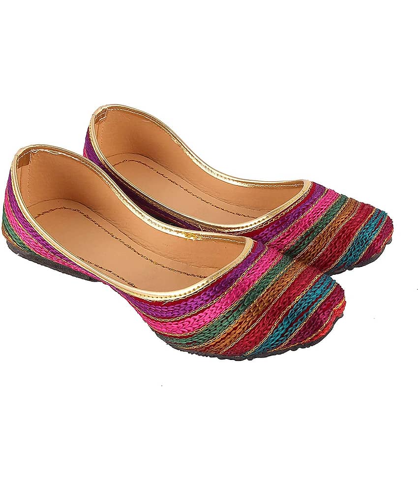 Apratim Multi Color Ethnic Footwear - Ethnic Shoes | Buy online on ZillyBuy
