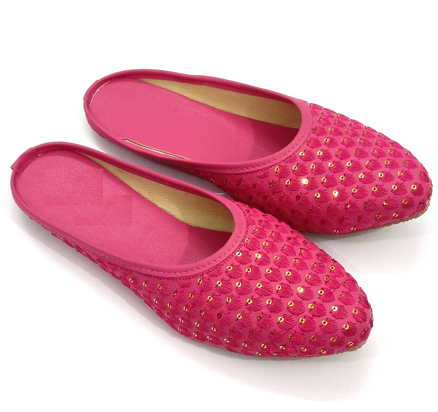 Apratim - Pink Women's Mules - Ethnic Shoes | Buy online on ZillyBuy