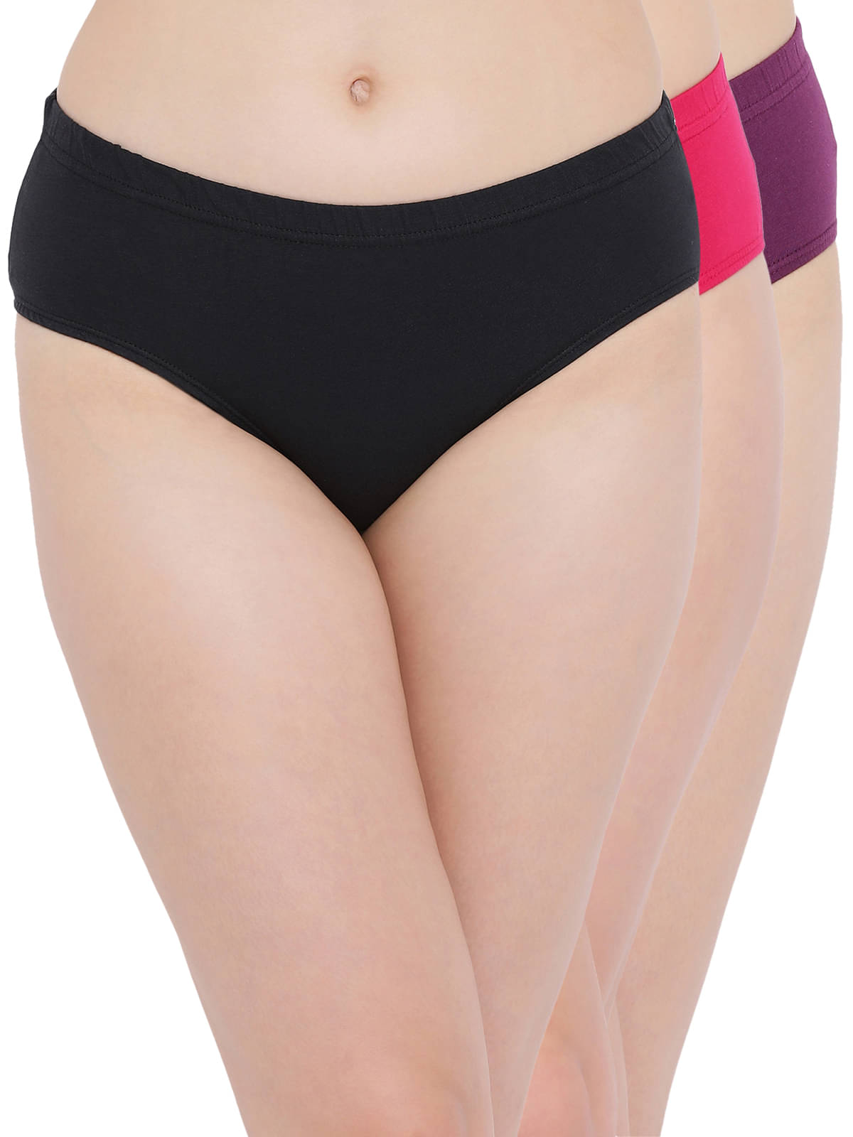 Clovia Cotton Hipsters - Pack of 3 Clovia Cotton Hipsters - Pack of 3