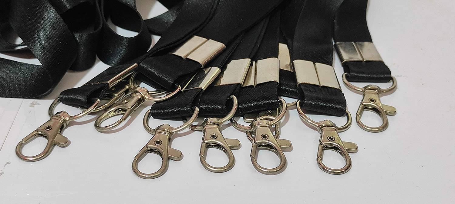 Dey 's Stationery Store Lanyards 10Pcs 18" Lanyard with Badge Lanyard (Black) Dey 's Stationery Store Lanyards 10Pcs 18" Lanyard with Badge Lanyard (Black)