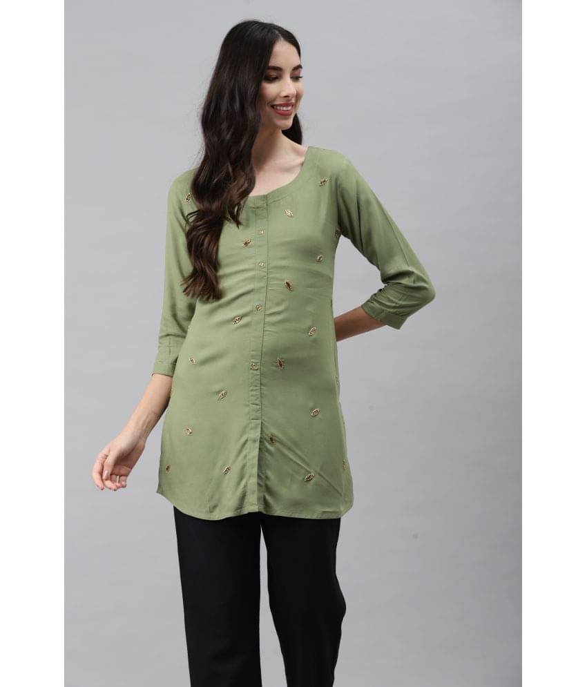     			Rayon Short Kurti For Women (Pack of 1)