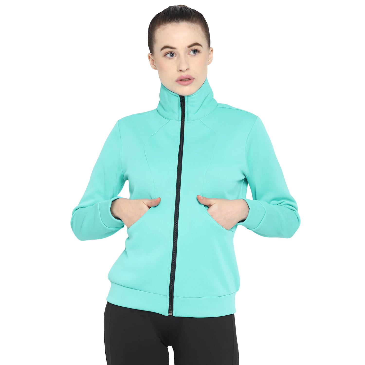     			OFF LIMITS - Green Polyester Women's Jacket