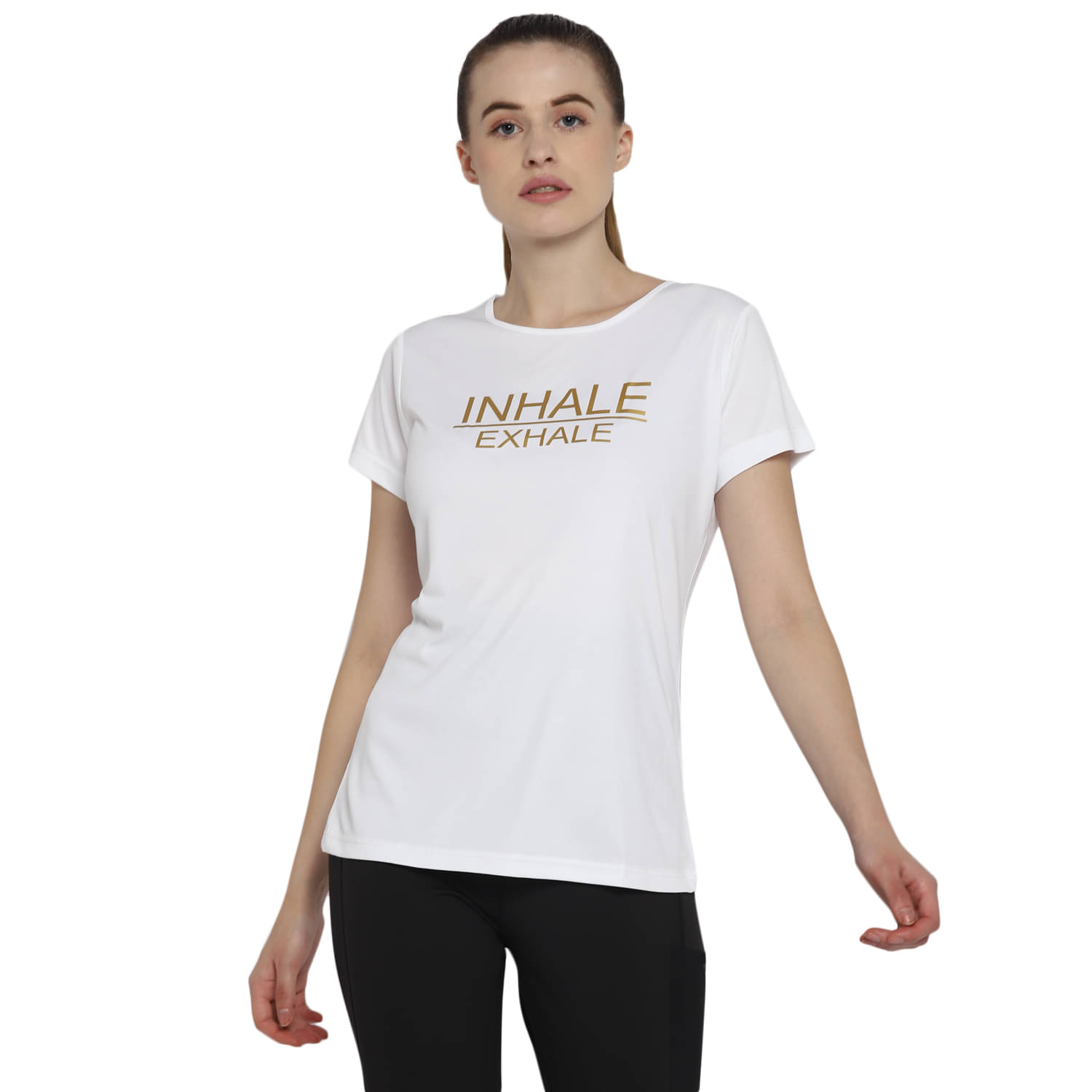     			OFF LIMITS White Polyester Tees - Single