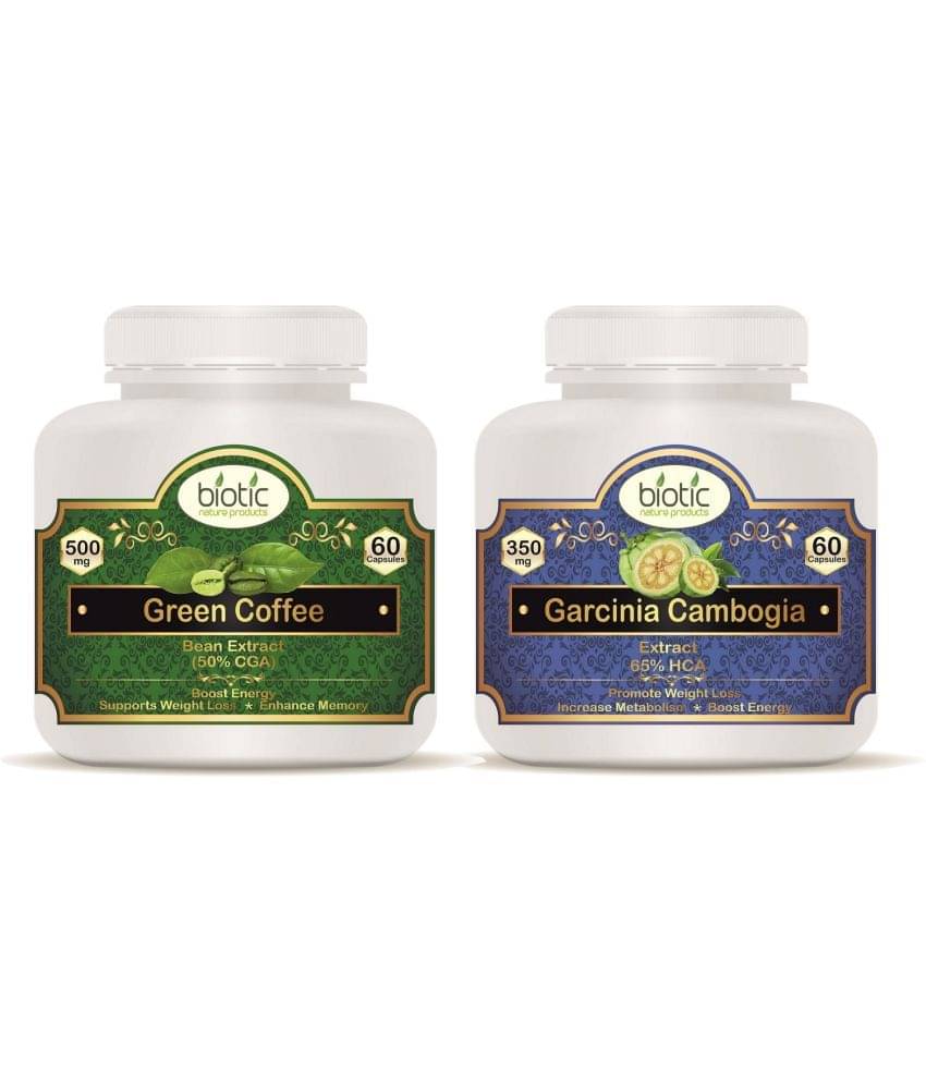     			Biotic Green Coffee Bean and Garcinia Cambogia Capsules Capsule 120 no.s Pack of 2