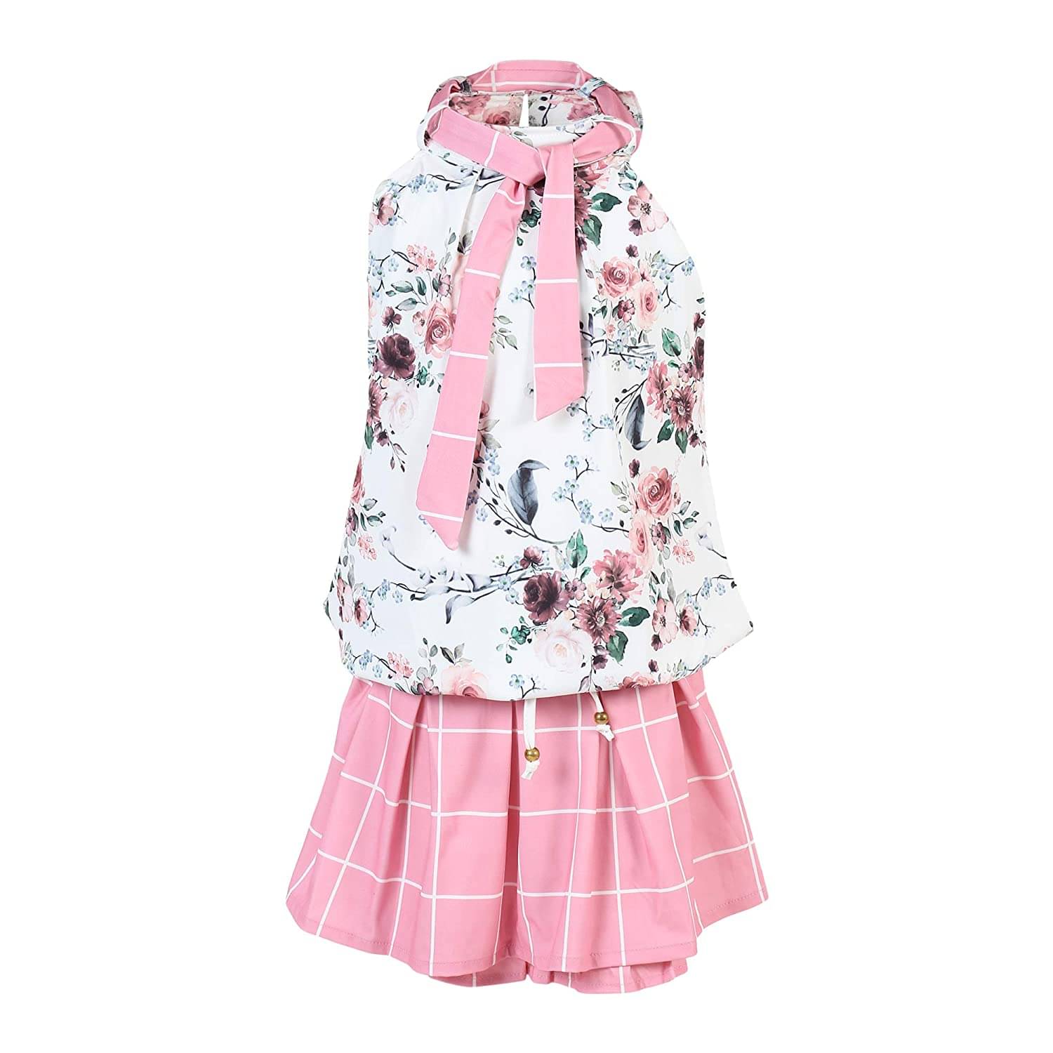     			Cherry Tree Pack of 1 Girls Cotton Blend Top With ( Pink )