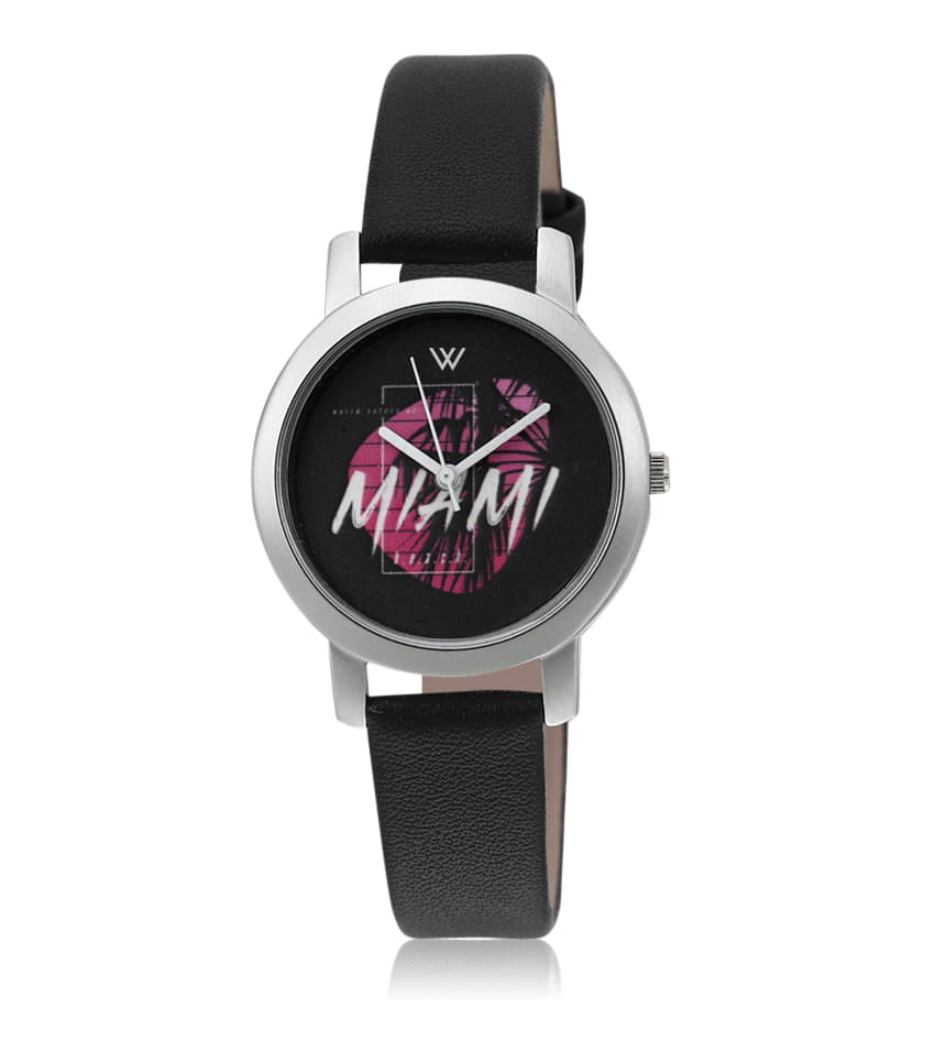     			Walrus PU Round Womens Watch