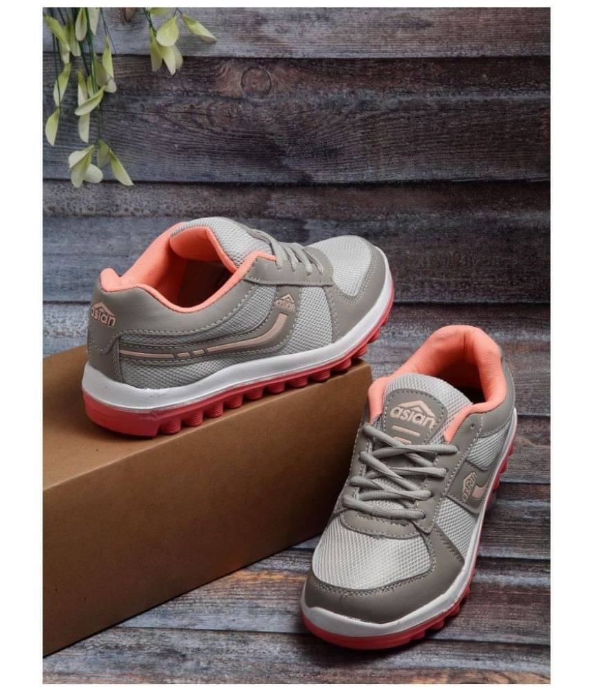     			ASIAN - Gray Women's Running Shoes