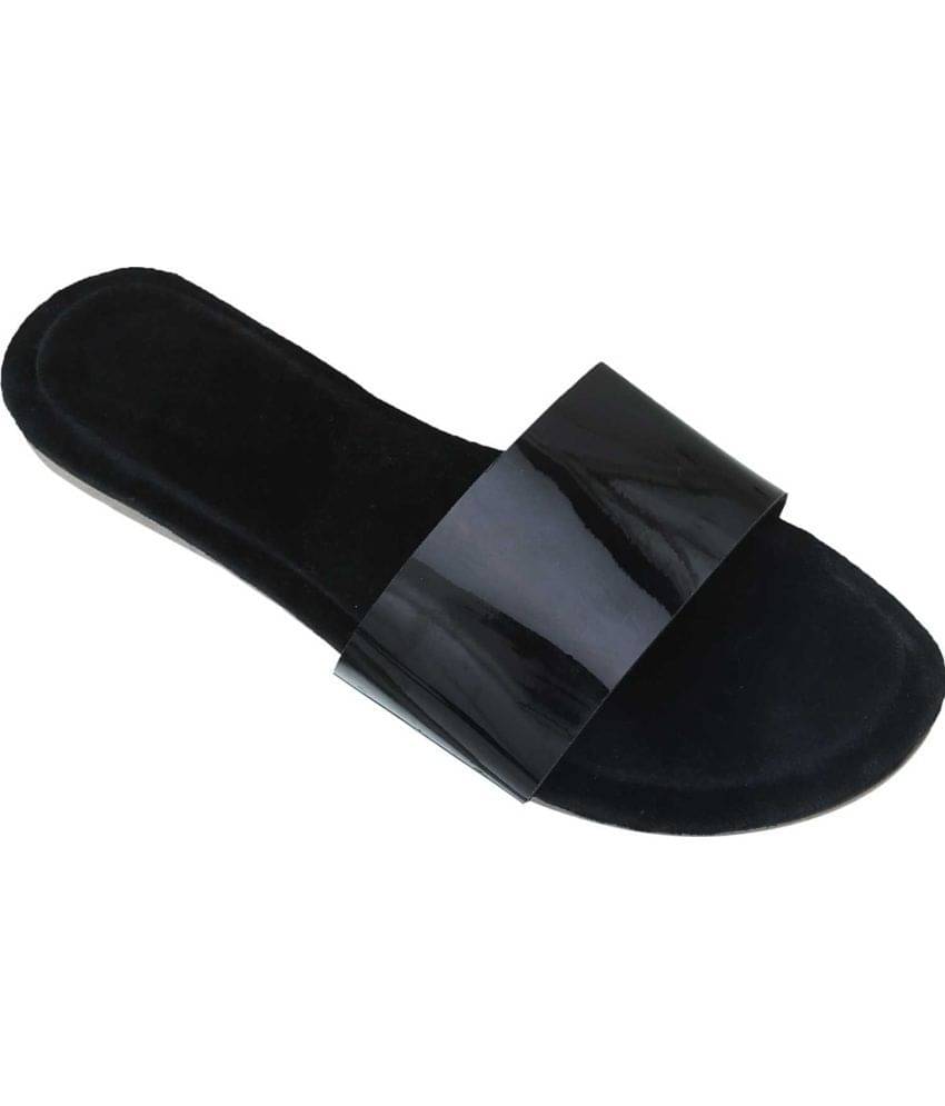     			Anjaneya Creations Black Flats