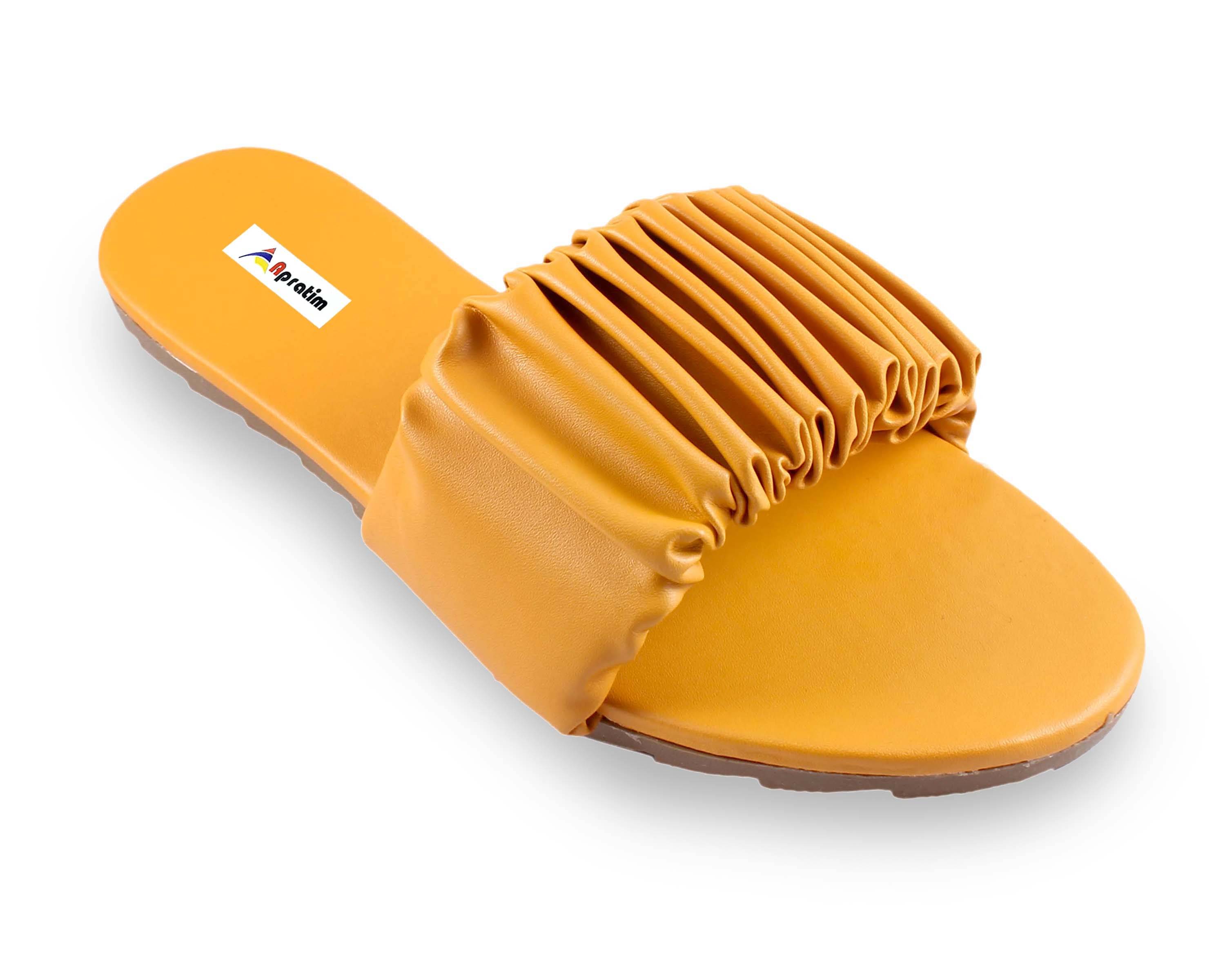 Anjaneya Creations - Yellow Women's Flats     			Anjaneya Creations - Yellow Women's Flats