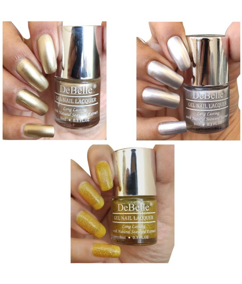 DeBelle Multi Metallic Nail Polish 24 ( Pack of 3 )