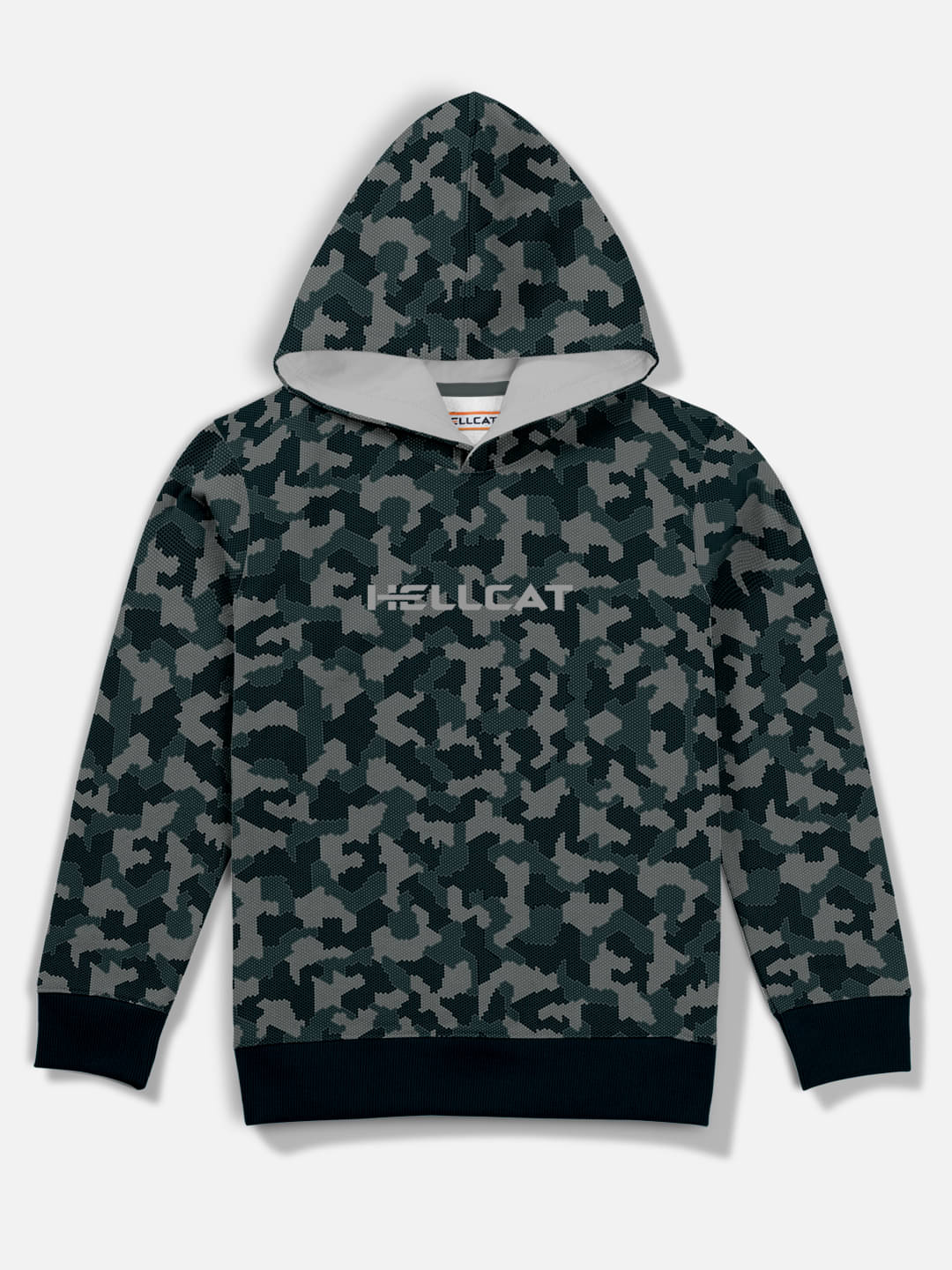    			HELLCAT Pack of 1 Boys Fleece Sweatshirt ( Green )