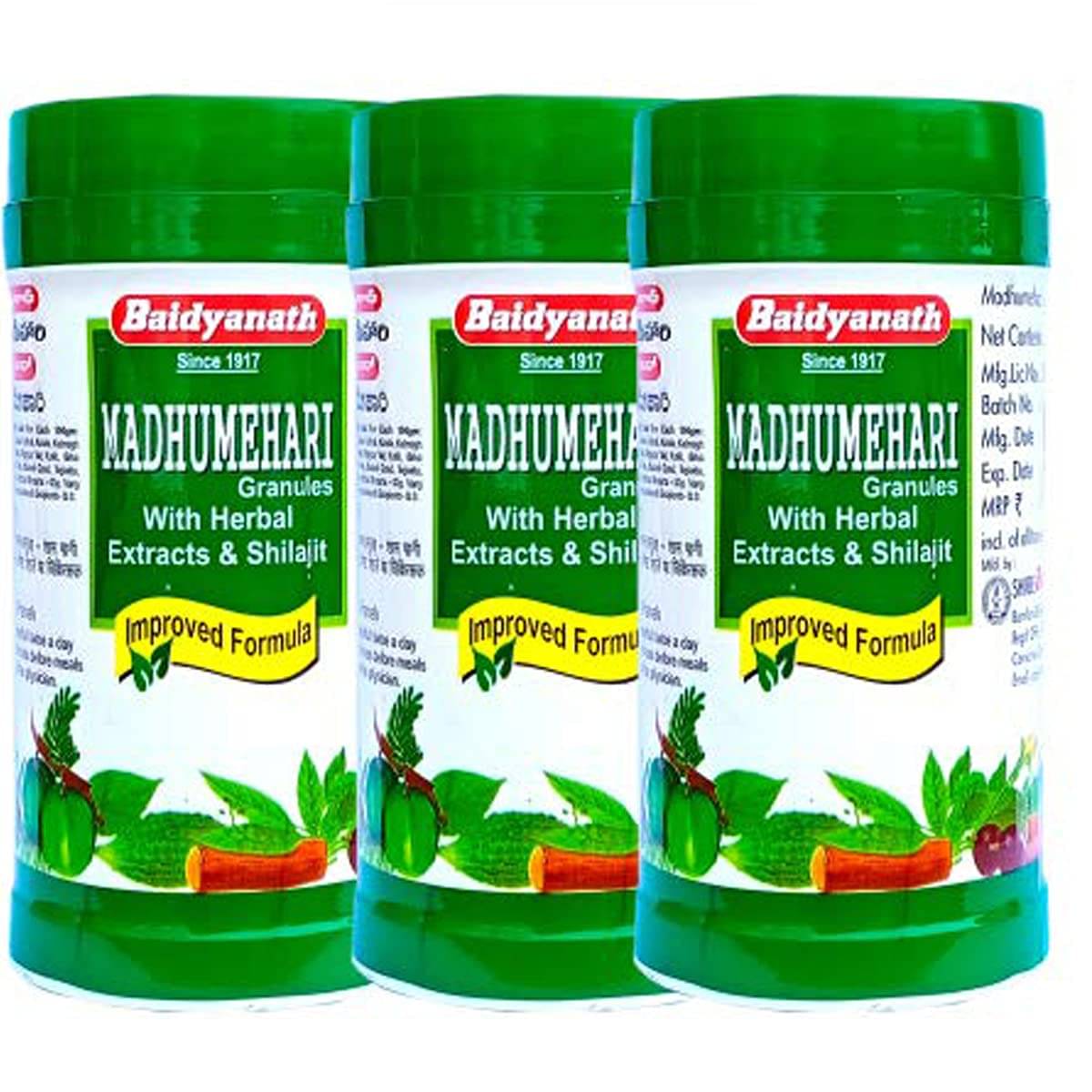     			Baidyanath Madhumehari Granules Powder 100 Gm Pack of 3
