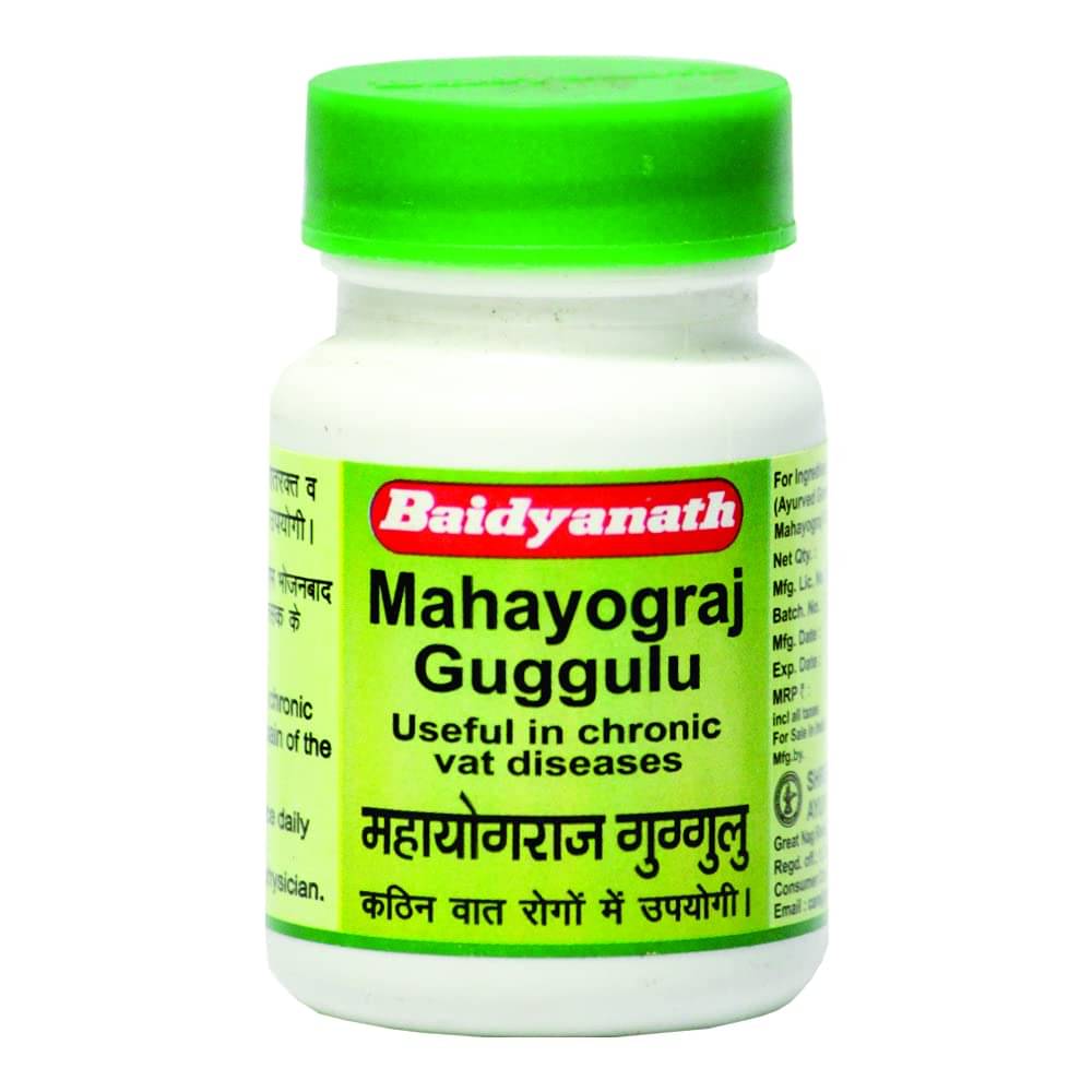 Baidyanath Mahayograj Guggulu Swyu Tablet 10 No.S Pack of 1 Baidyanath Mahayograj Guggulu Swyu Tablet 10 No.S Pack of 1