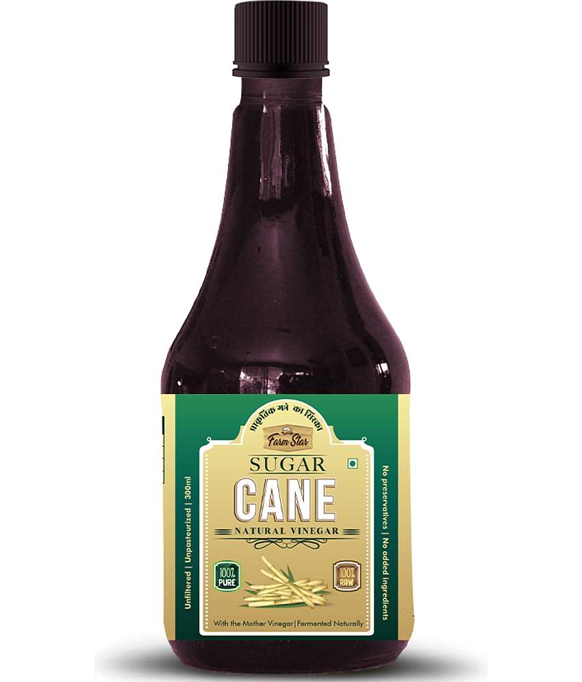 Farm Star Sugarcane Cider Vinegar Raw & Fermented 300 ml