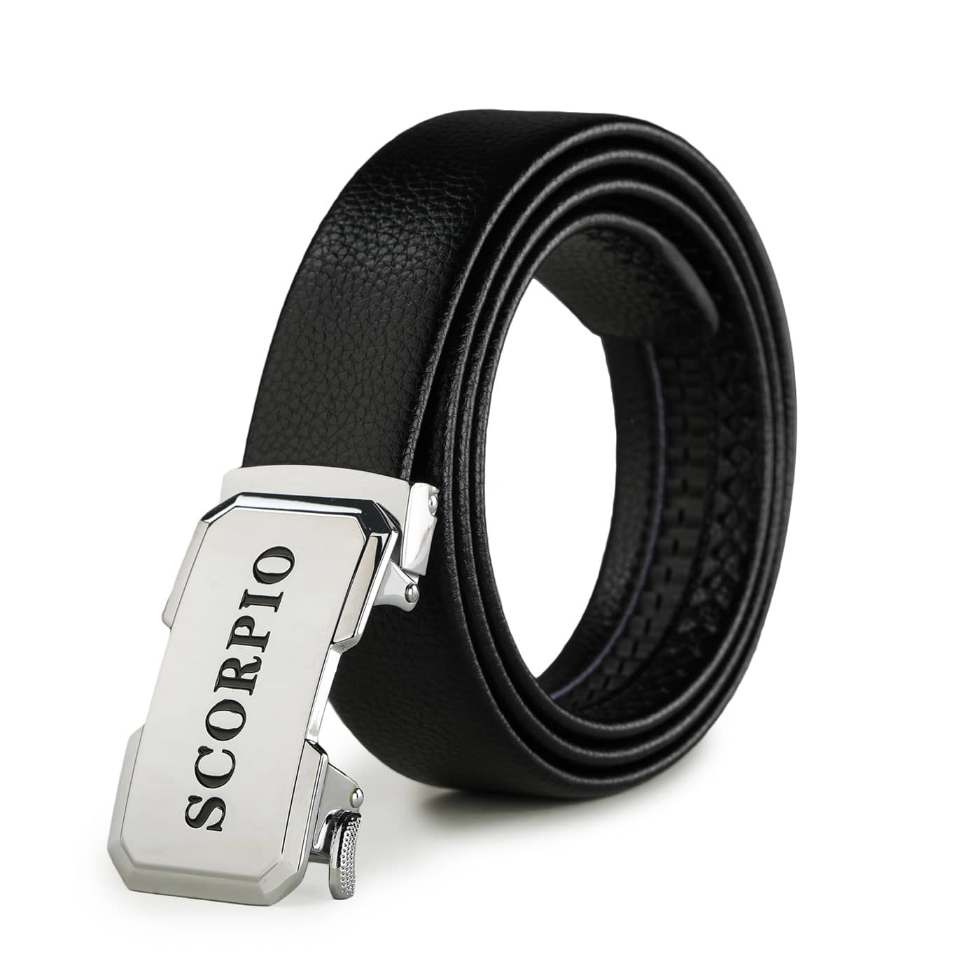 Loopa Black PU Casual Belt Pack of 1