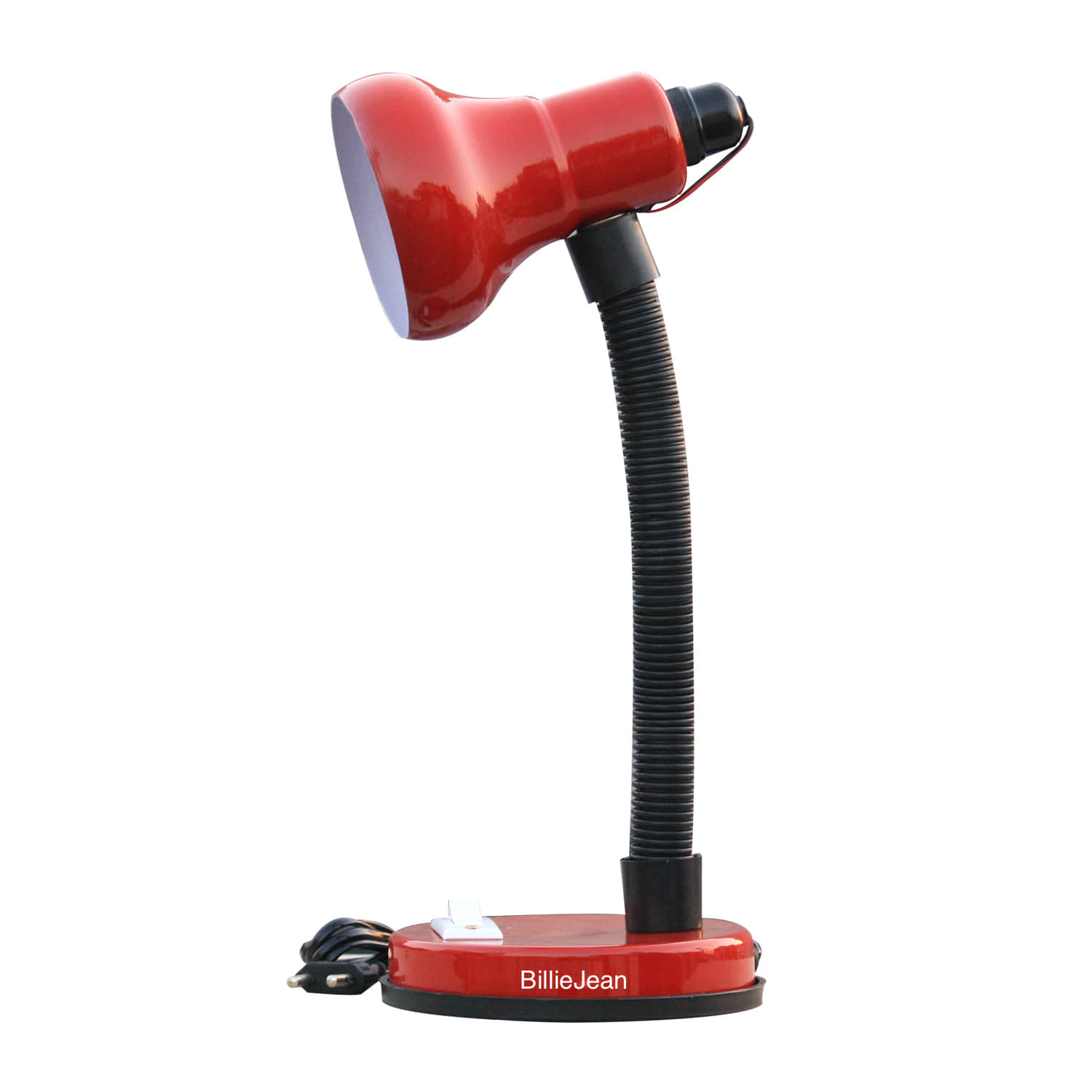 BillieJean Red Aluminium Table Lamp - Pack of 1