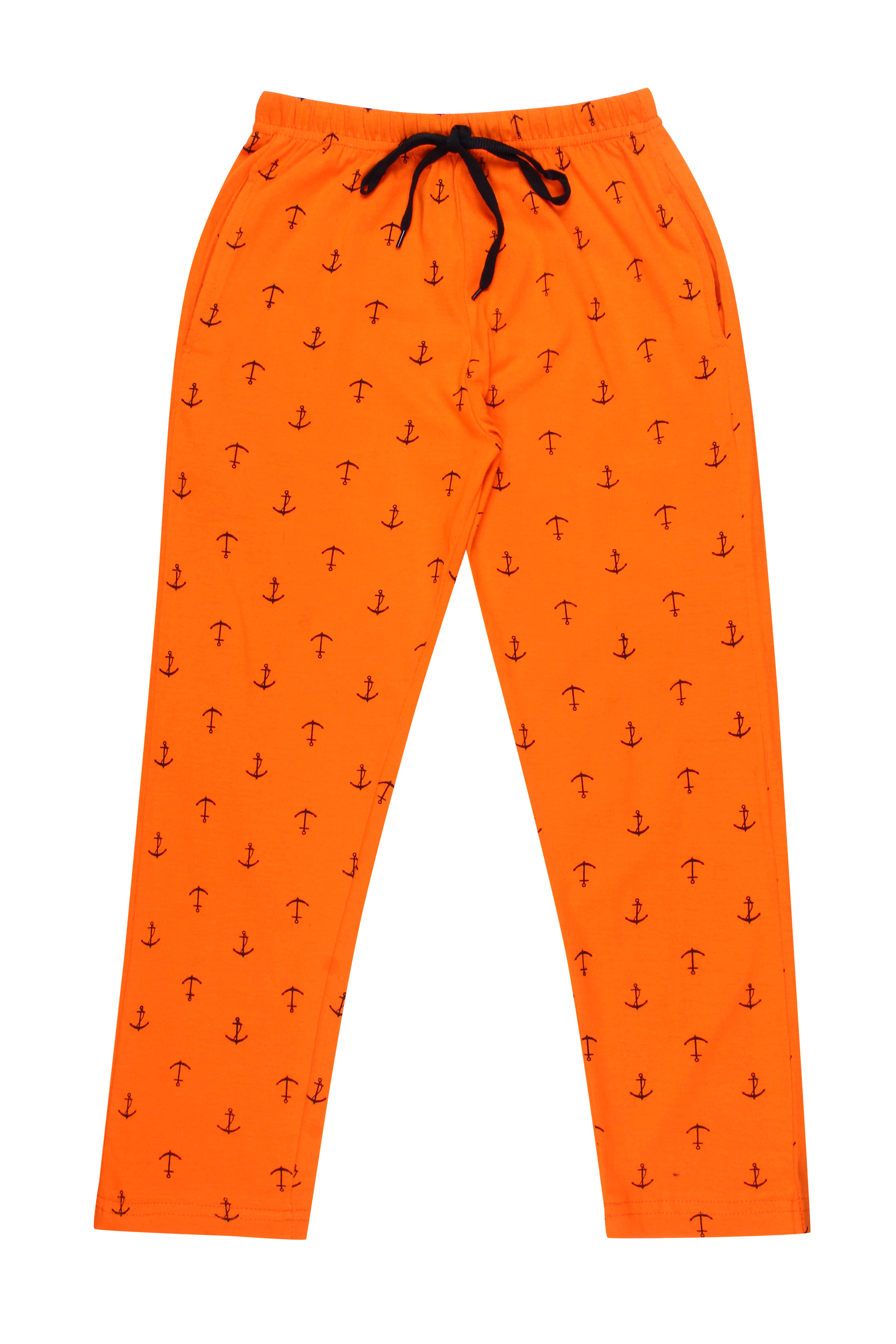     			Diaz Pack of 1 Boys Cotton Trackpant ( Orange )