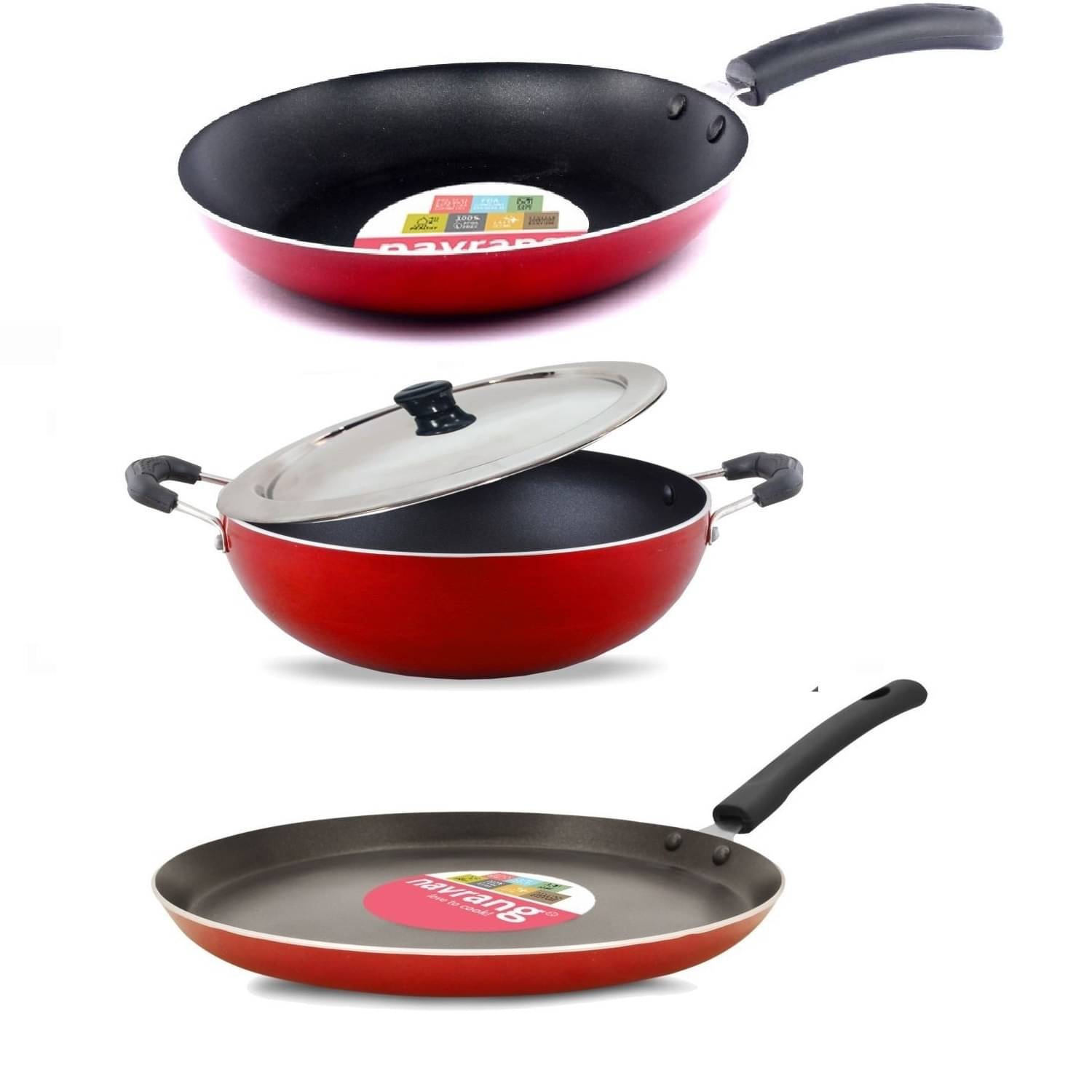 Navrang 4 Piece Cookware Set Navrang 4 Piece Cookware Set