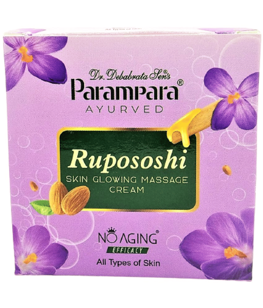 Parampara Ayurved Rupososhi Skin Glowing Massage Cream Moisturizer 100 gm Pack of 2