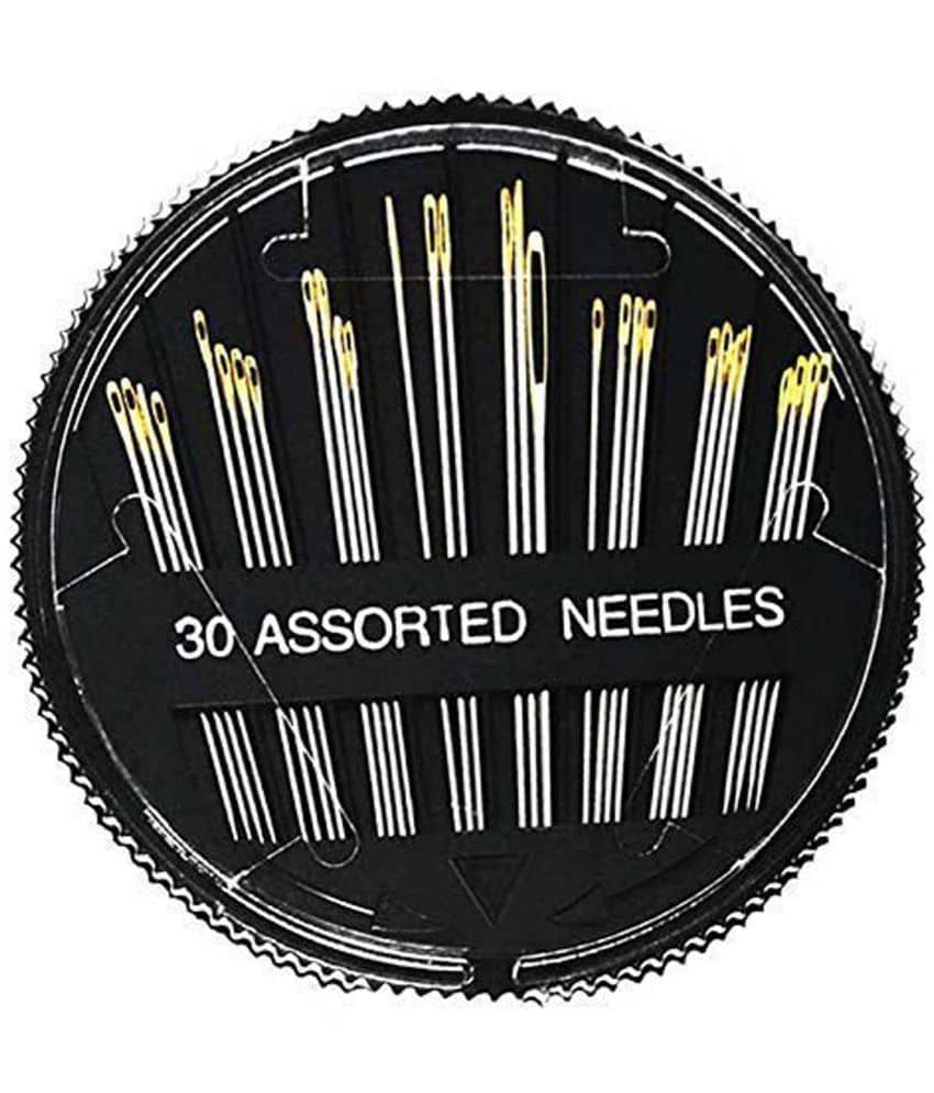 Pindia 30 Pcs Premium 6 Sizes Hand Sewing Needles for Sewing Repair