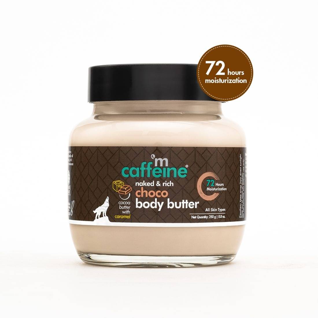     			mCaffeine Choco Body Butter for Dry Skin 250gm (Pack of 1)