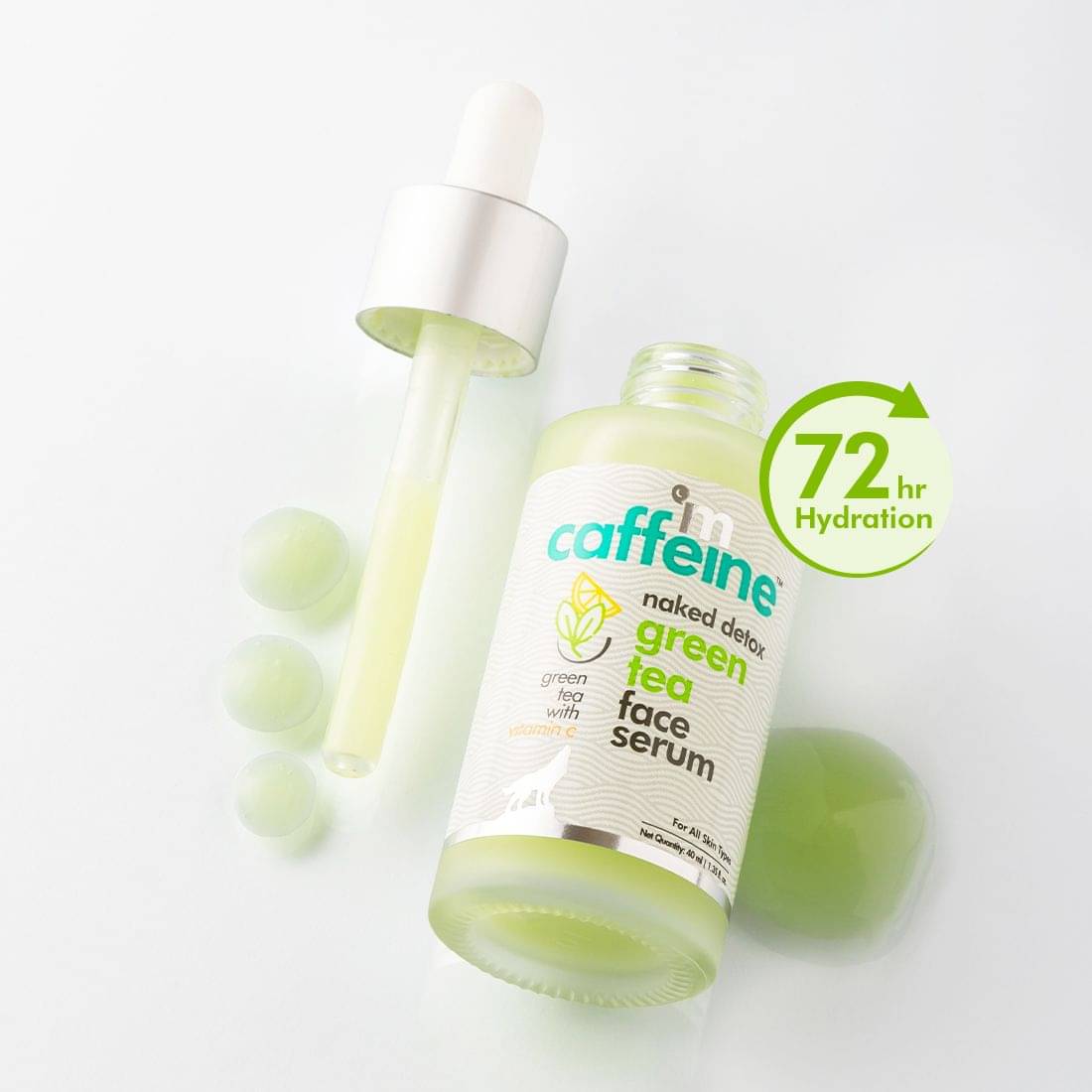 mCaffeine Green Tea Face Serum Vitimin C 40ml (Pack of 1) mCaffeine Green Tea Face Serum Vitimin C 40ml (Pack of 1)
