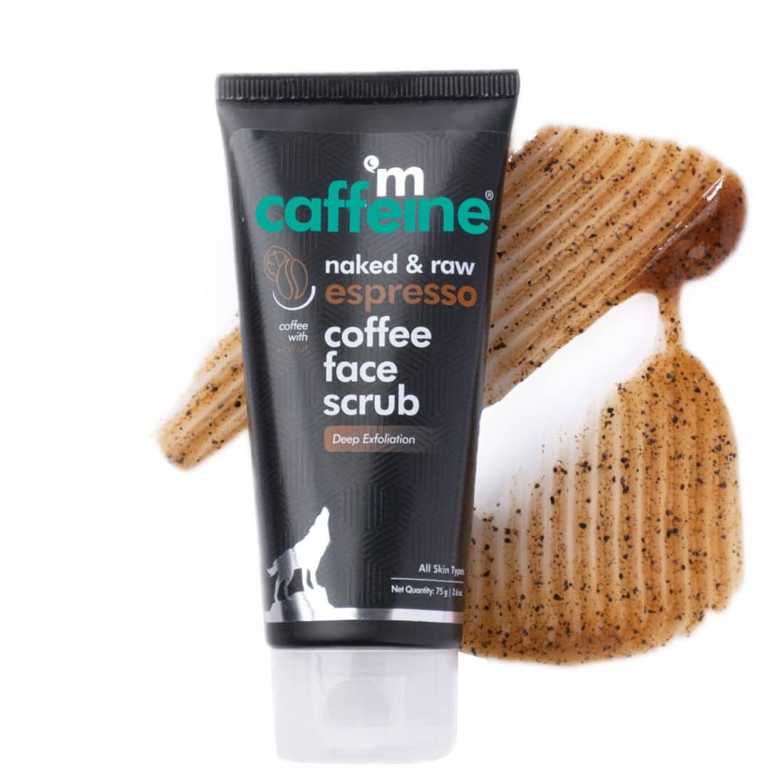 mCaffeine Espresso Face Scrub 75gm (Pack of 1)