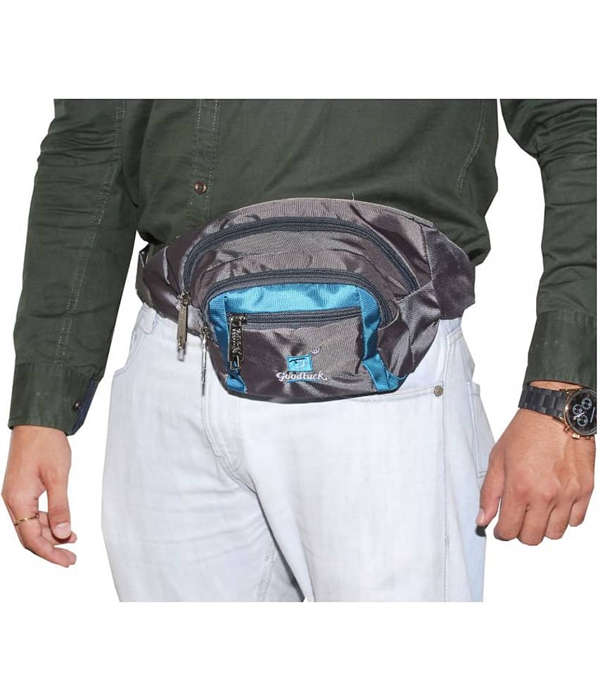 Goodluck Polyester Grey Pouch - Handbags | Buy online on ZillyBuy