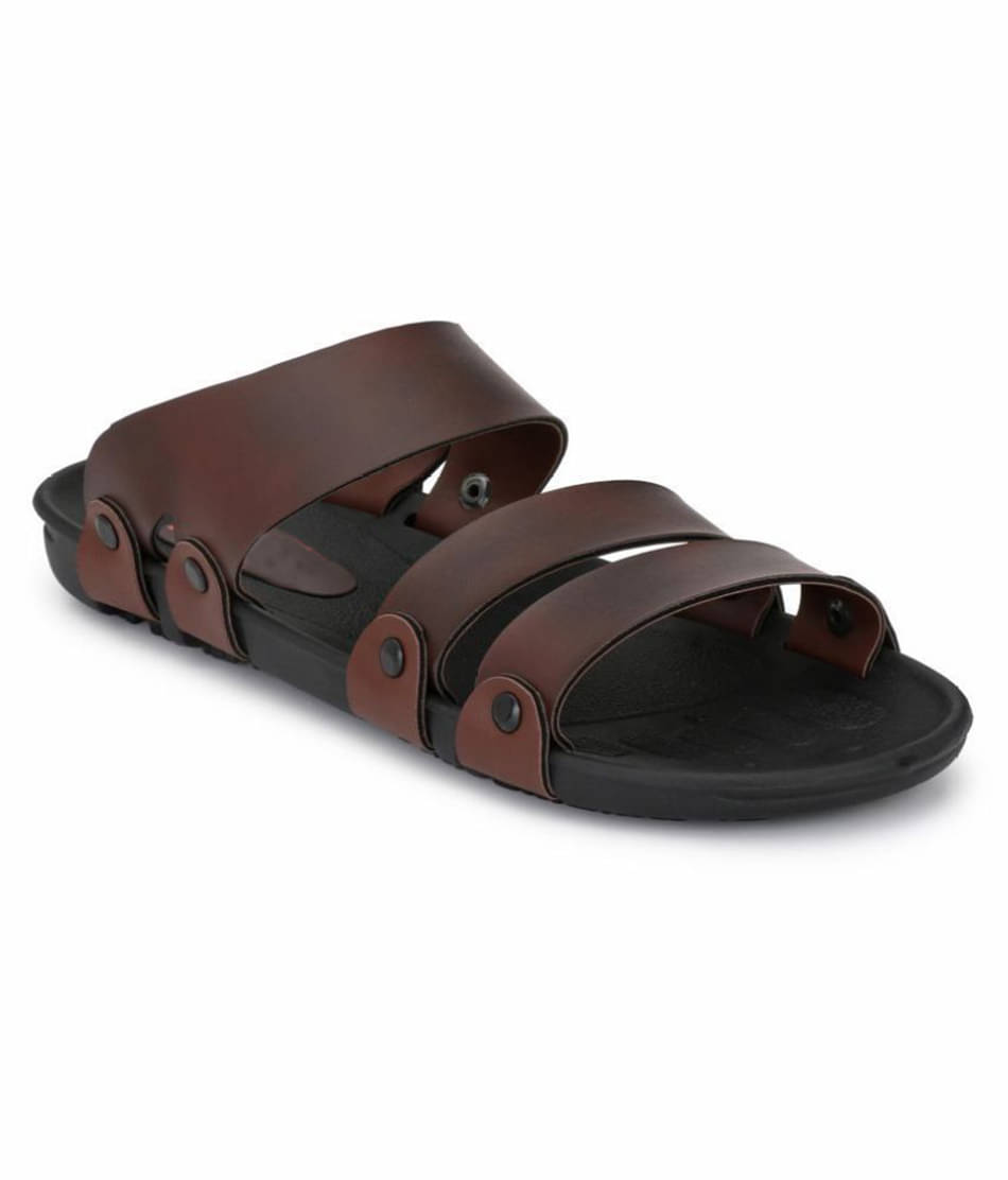     			Secritas Brown Flip Flops