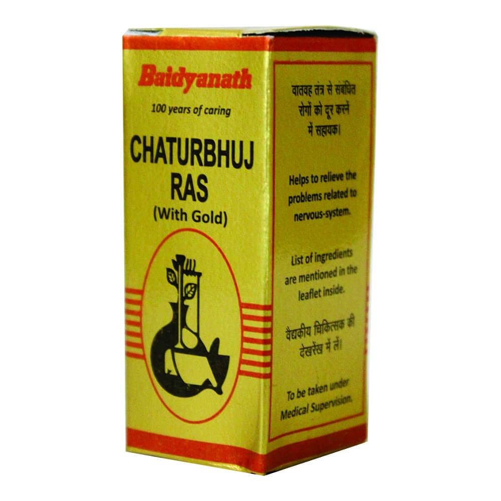 Baidyanath Chaturbhuj Ras Say Tablet 10 No.S Pack of 1