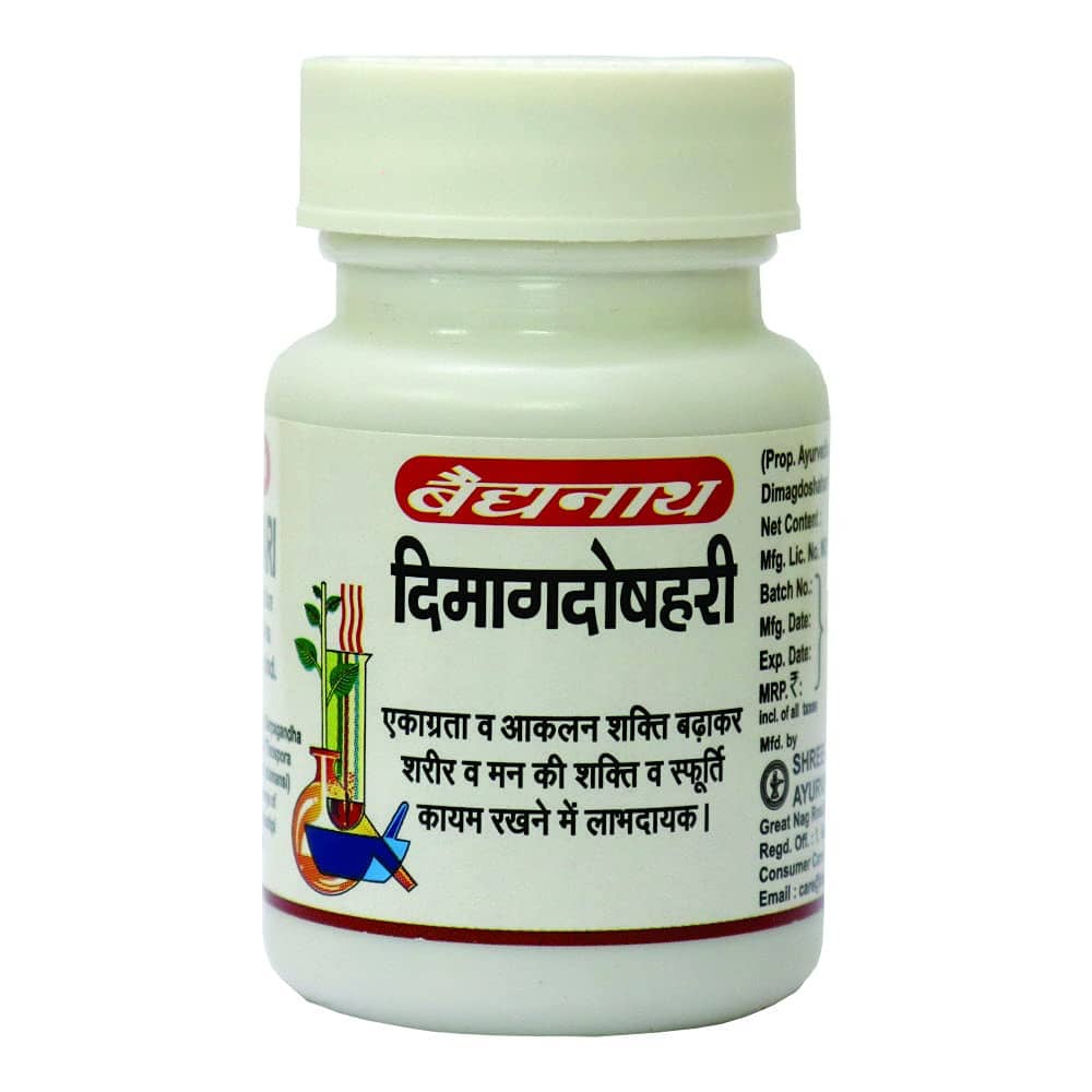 Baidyanath Dimag Doshahari Tablet 50 No.S Pack of 1