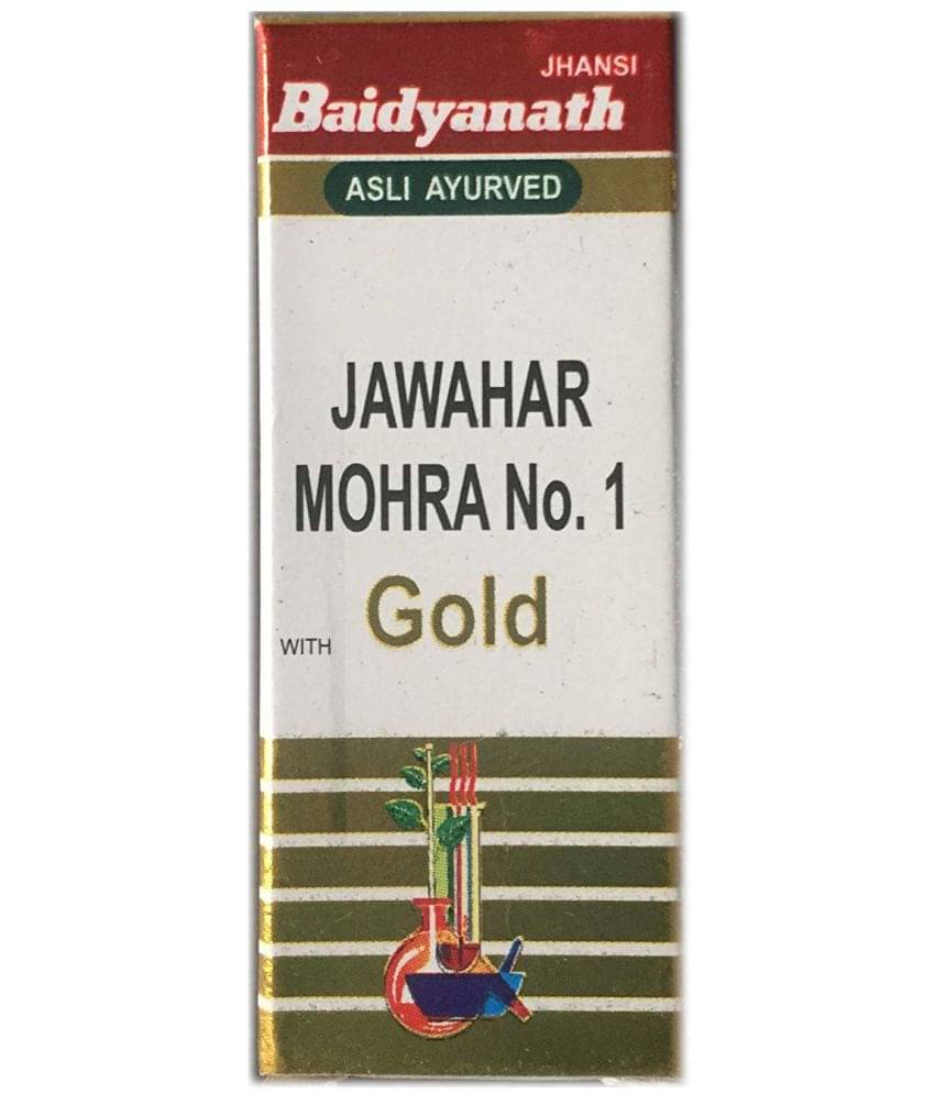 Baidyanath Jawahar Mohra No.1 With Gold Tablet 10 No.S Pack of 1 Baidyanath Jawahar Mohra No.1 With Gold Tablet 10 No.S Pack of 1